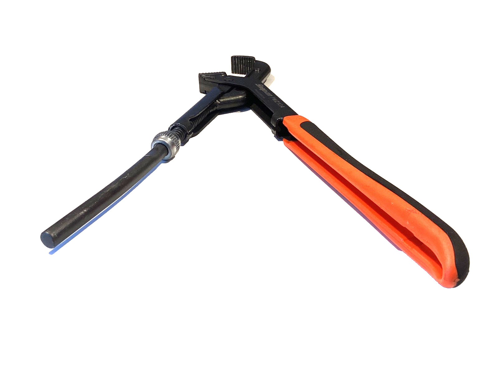 Snap on 12-5/8” Long Adjustable Plier Wrench Orange Soft Grip Handles PWZ1 NICE