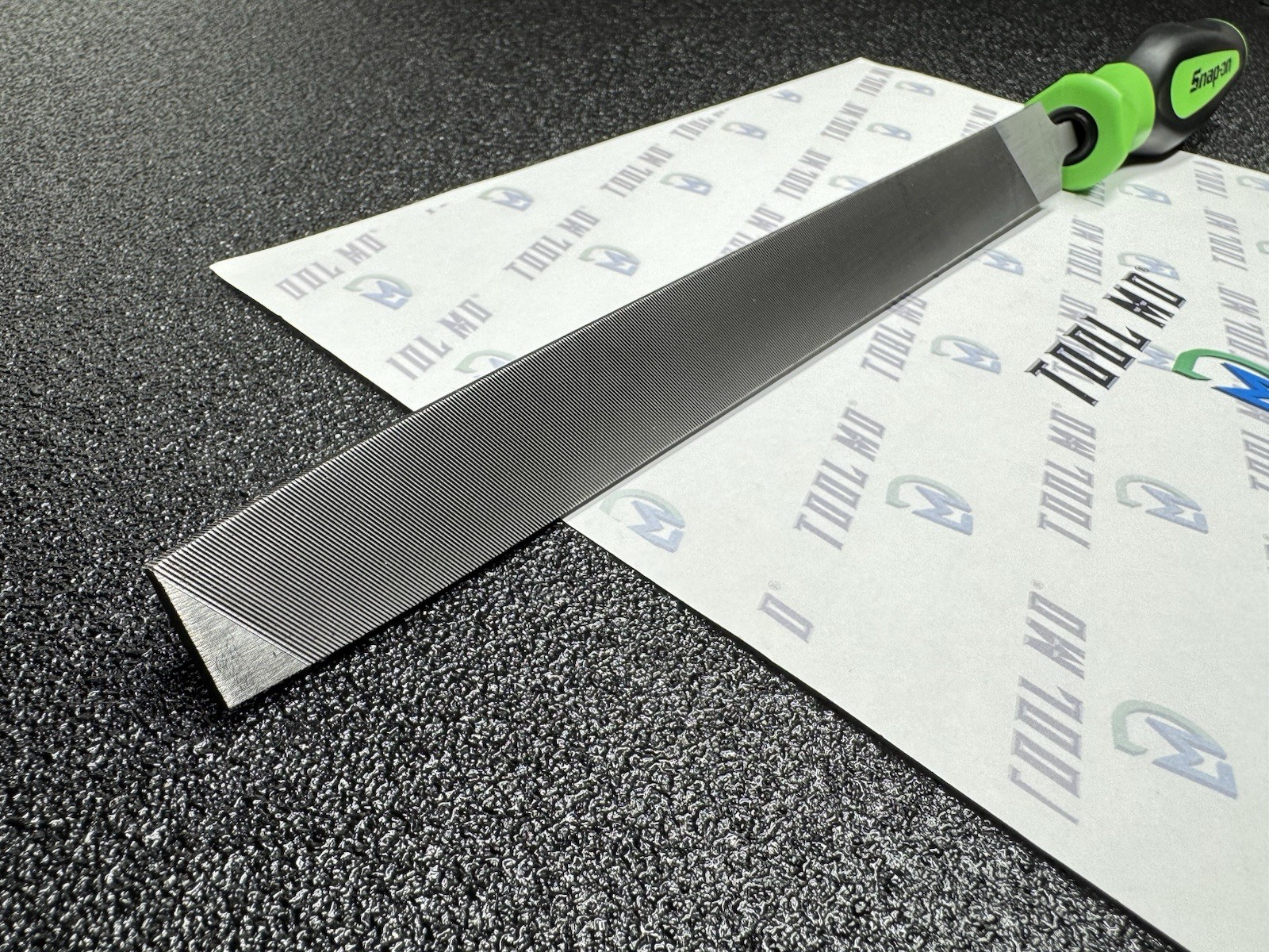 Snap-on Tools NEW GREEN Soft Grip Flat 10” Length Blade Mill File SGHF616B 10MA