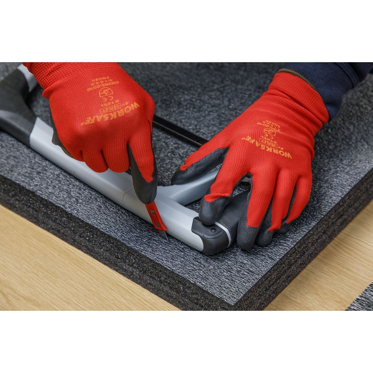 Sealey Easy Peel Shadow Foam&reg; 1200 x 550 x 50mm – Black/Black SF50BK