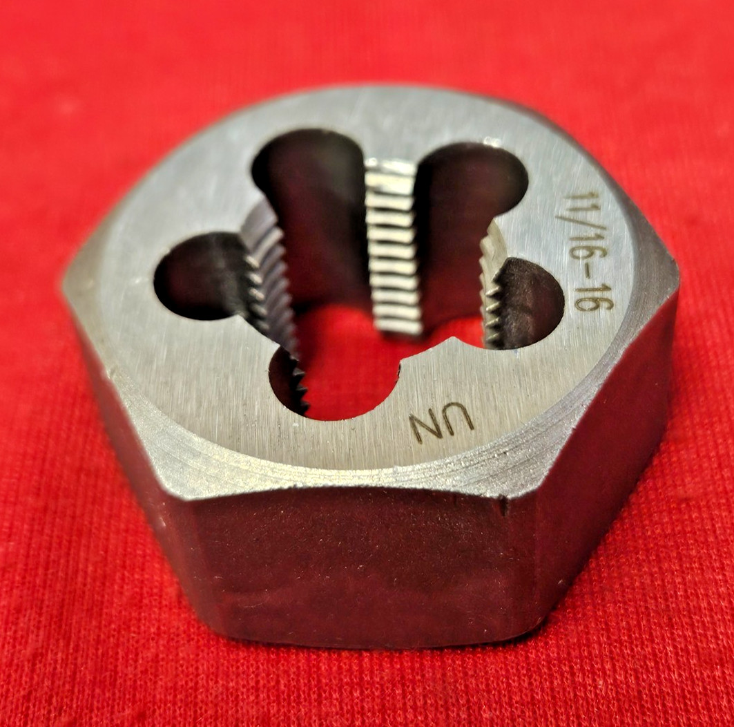 11/16-16 NF x 1-7/16″ Hex CS Hex Die Rethreading A-1 416-04416