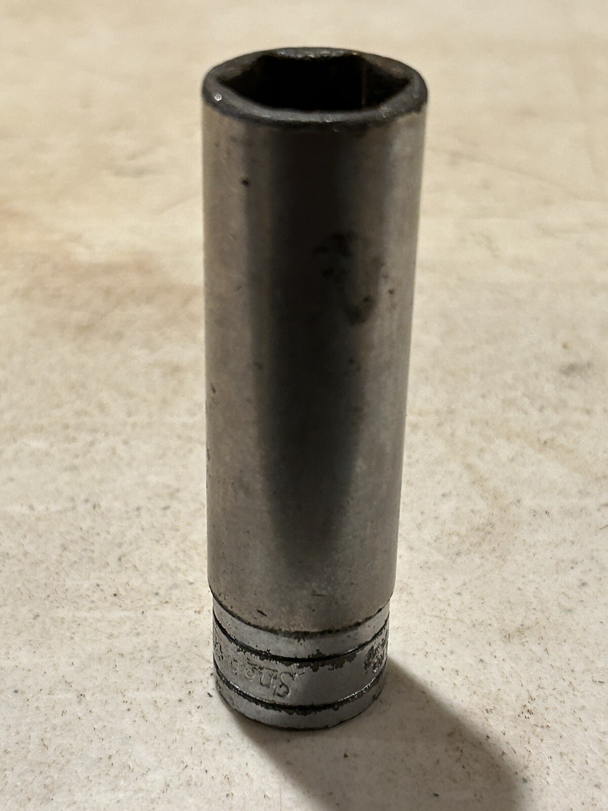 VINTAGE Snap-on Tools USA 1/2″ Drive 11/16″ SAE Deep 6 Point Chrome Socket TS221