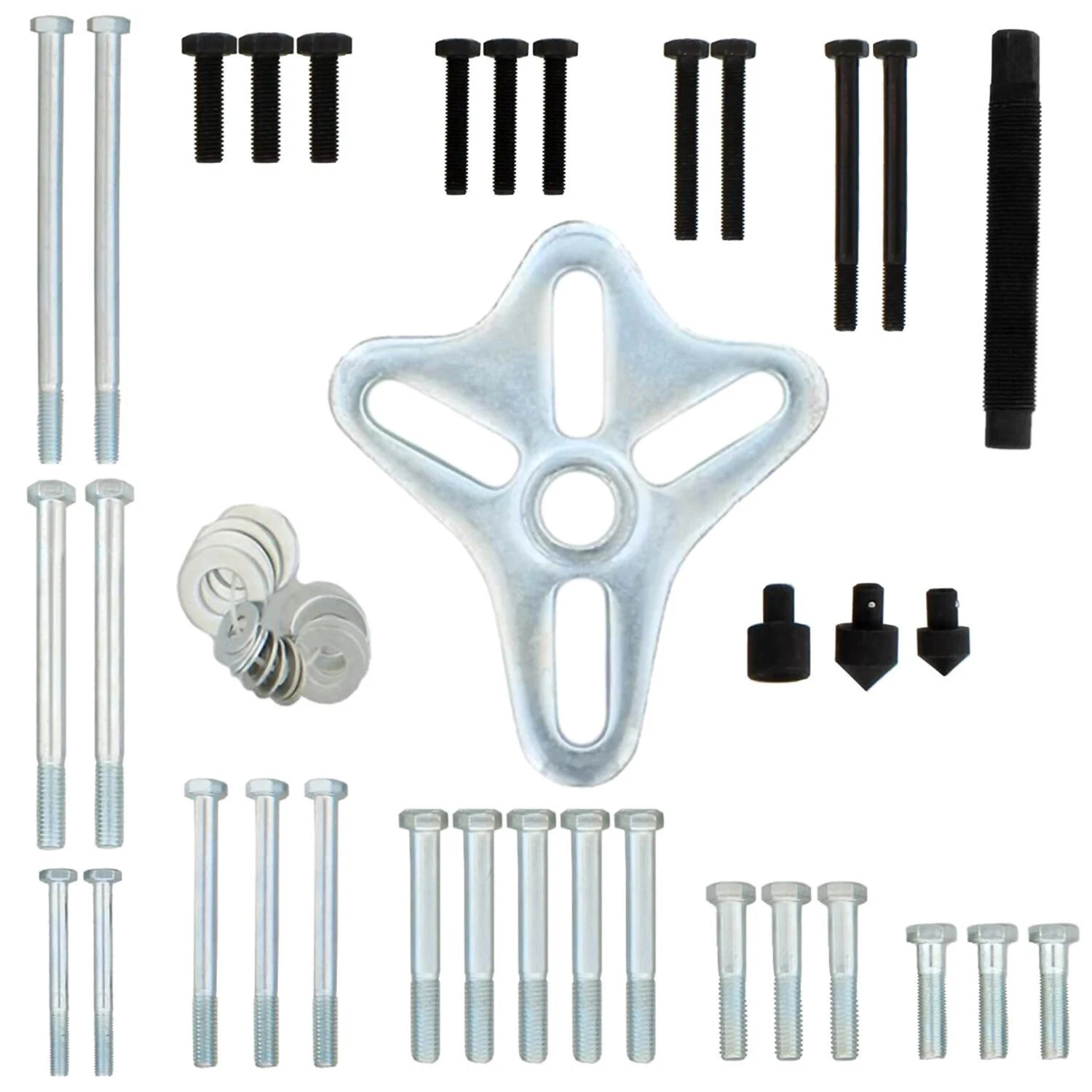 46pc Harmonic Balancer Puller Set – Steering Wheel & Gear Pulley Removal Kit