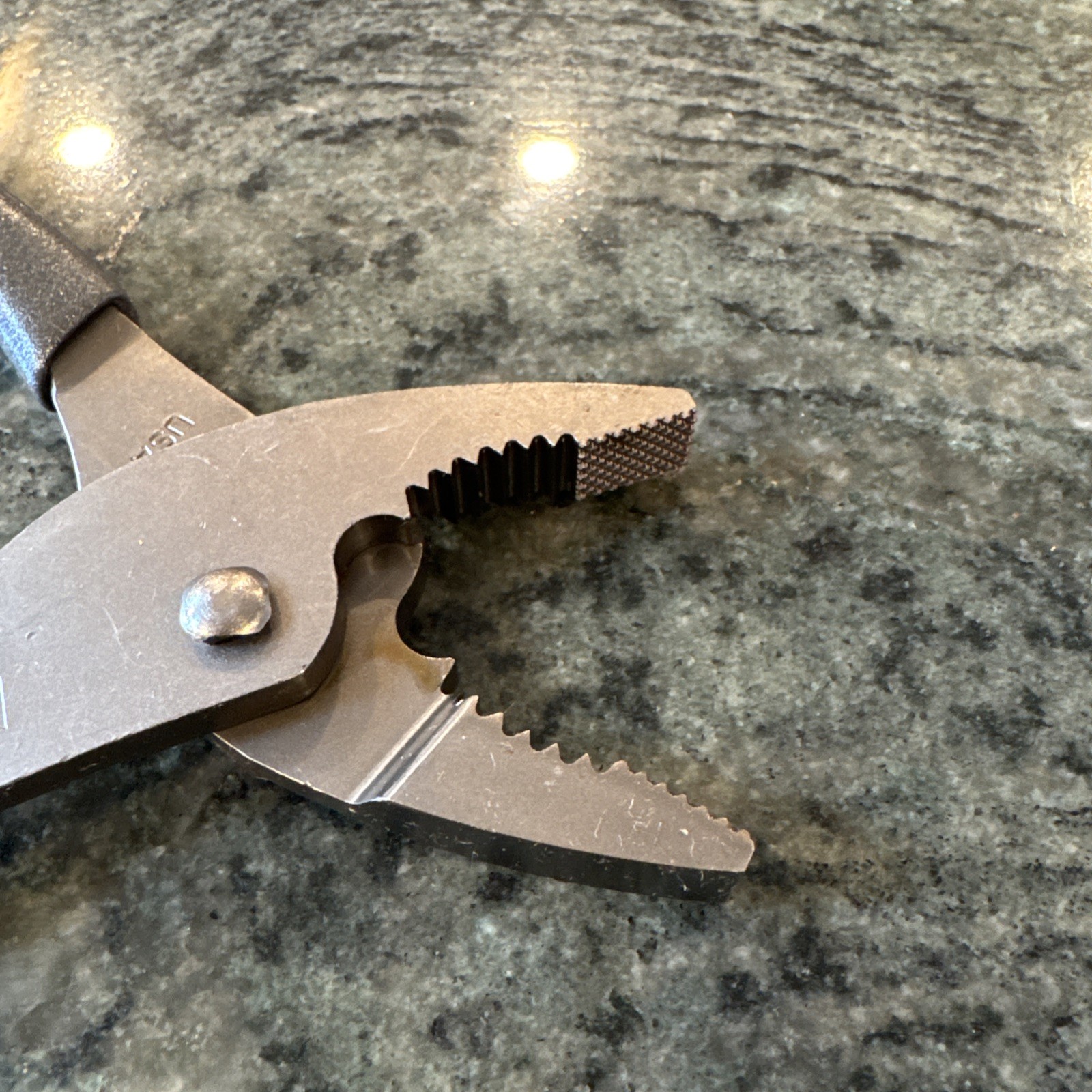Snap On 47acf 8″ talon grip combination slip-joint pliers dark titanium new