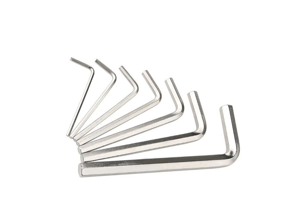 7 Pieces Mini Hex Allen Key Wrench Set – 0.7mm – 3mm