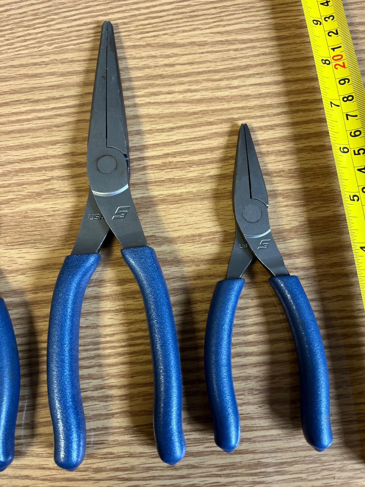 SNAP ON POWER BLUE SIX PIECE PLIER SET — LOC#115