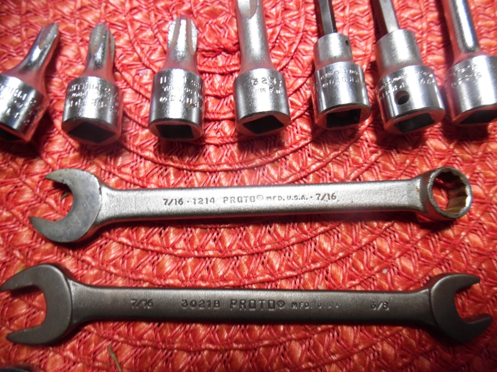 Proto 3/8 5240 Flat 1 2 3 Phillips Screwdrivers Socket 37 4990 Allen & Wrenches