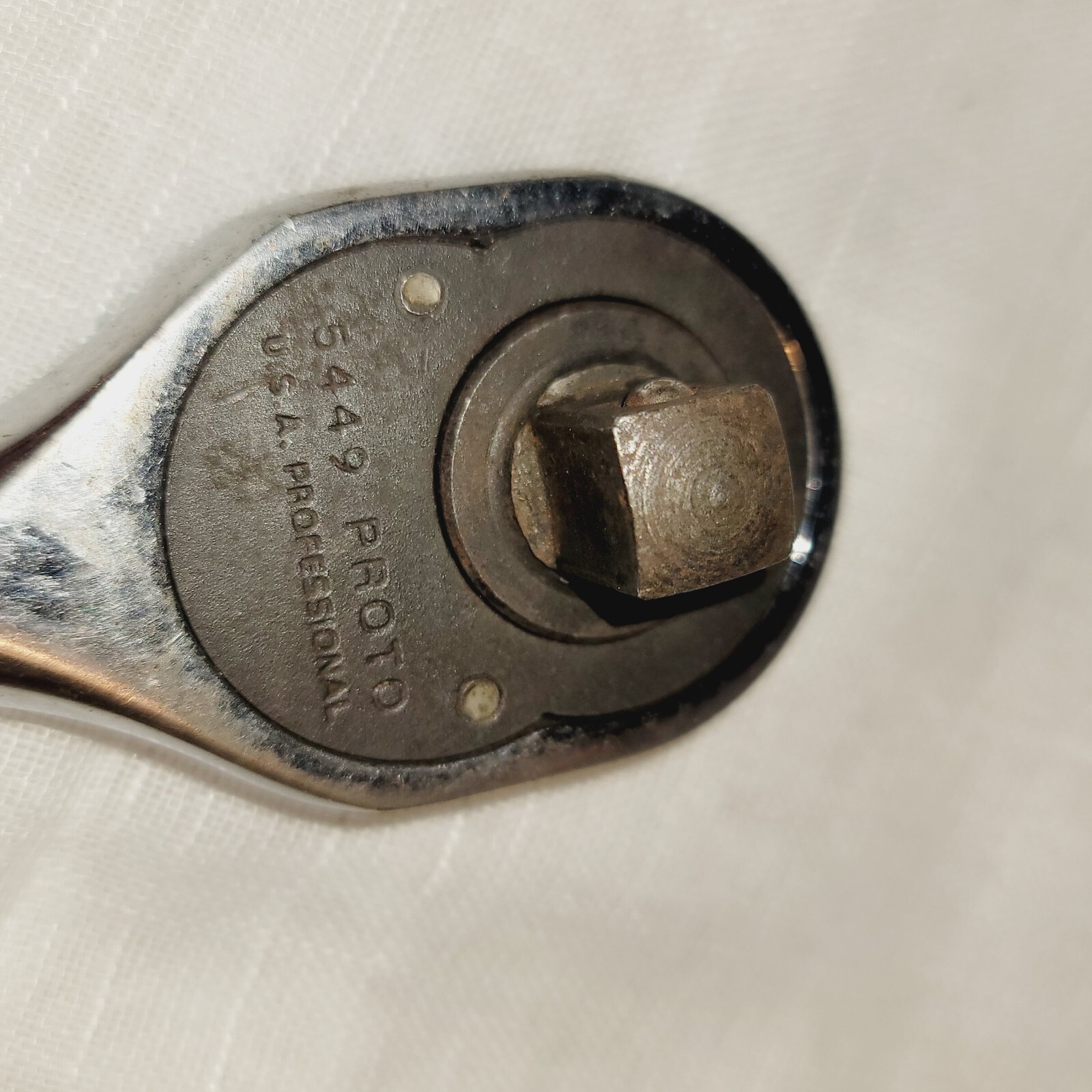 Vintage Proto Professional 1/2″ INCH Drive Ratchet 5449 Knurled Handle USA
