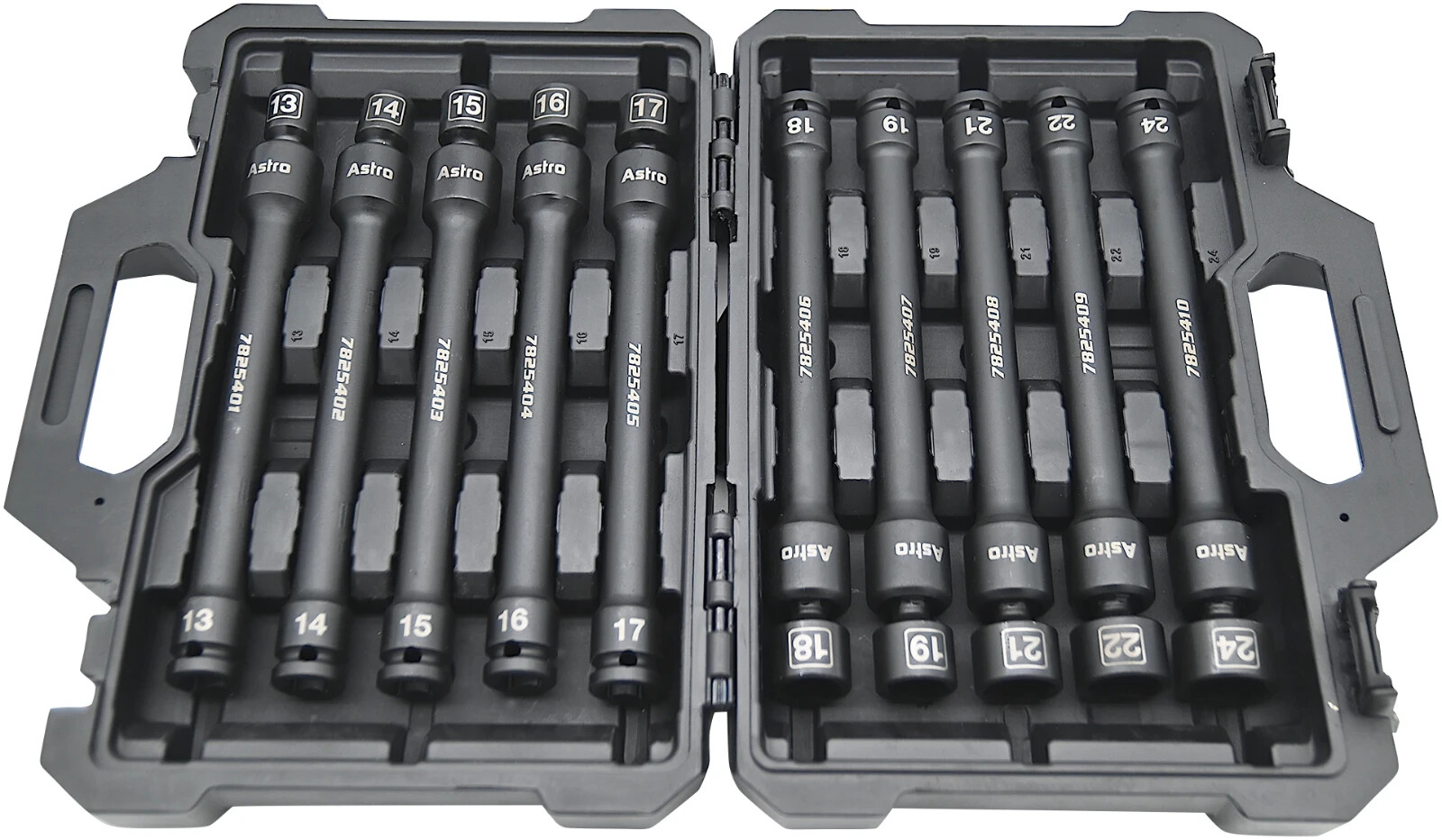 Astro Pneumatic 78254 10 Piece 1/2 Inch Drive Pinless Universal Extension Set