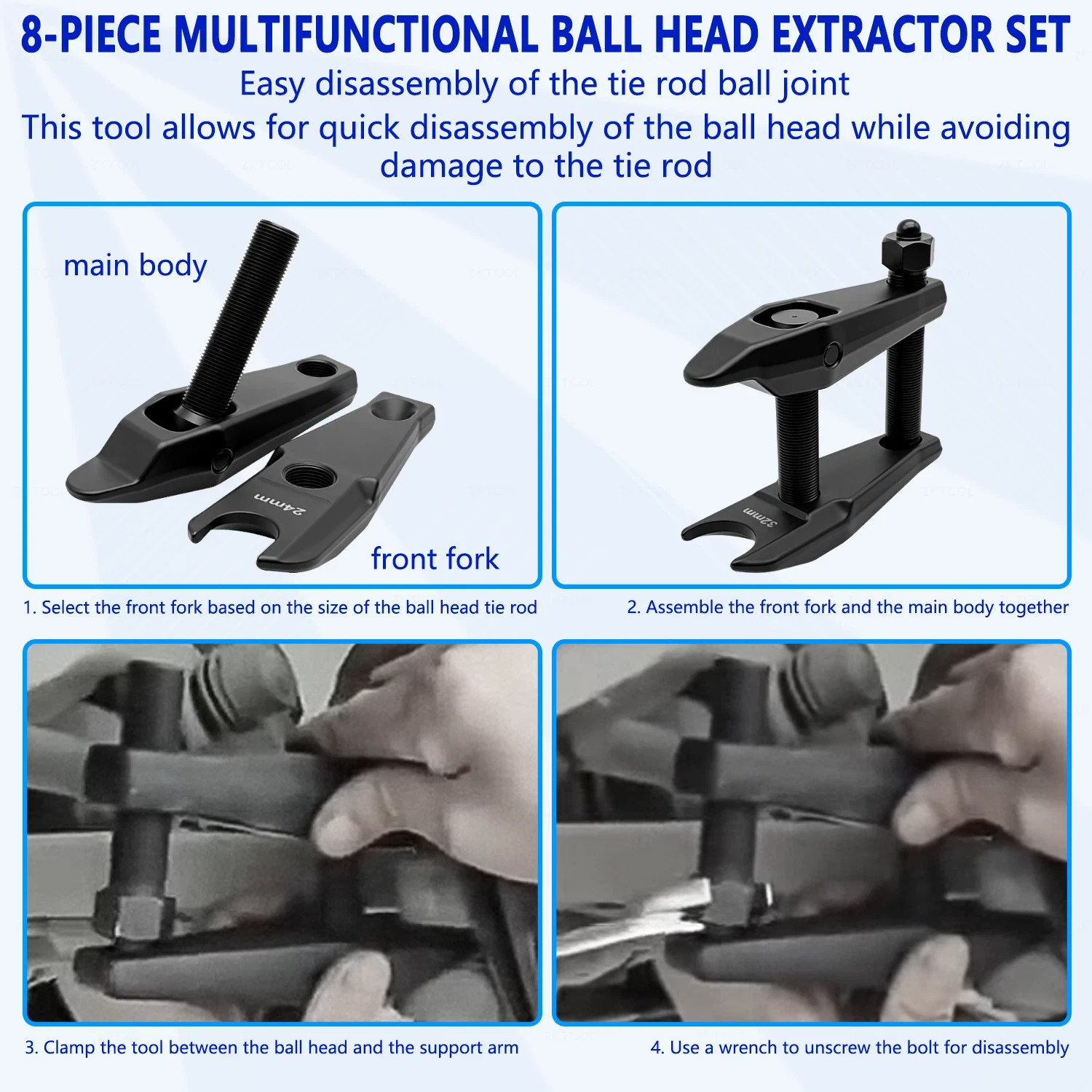 Heavy Duty Ball Joint Separator Remover Tool for BMW Mercedes Benz Porche