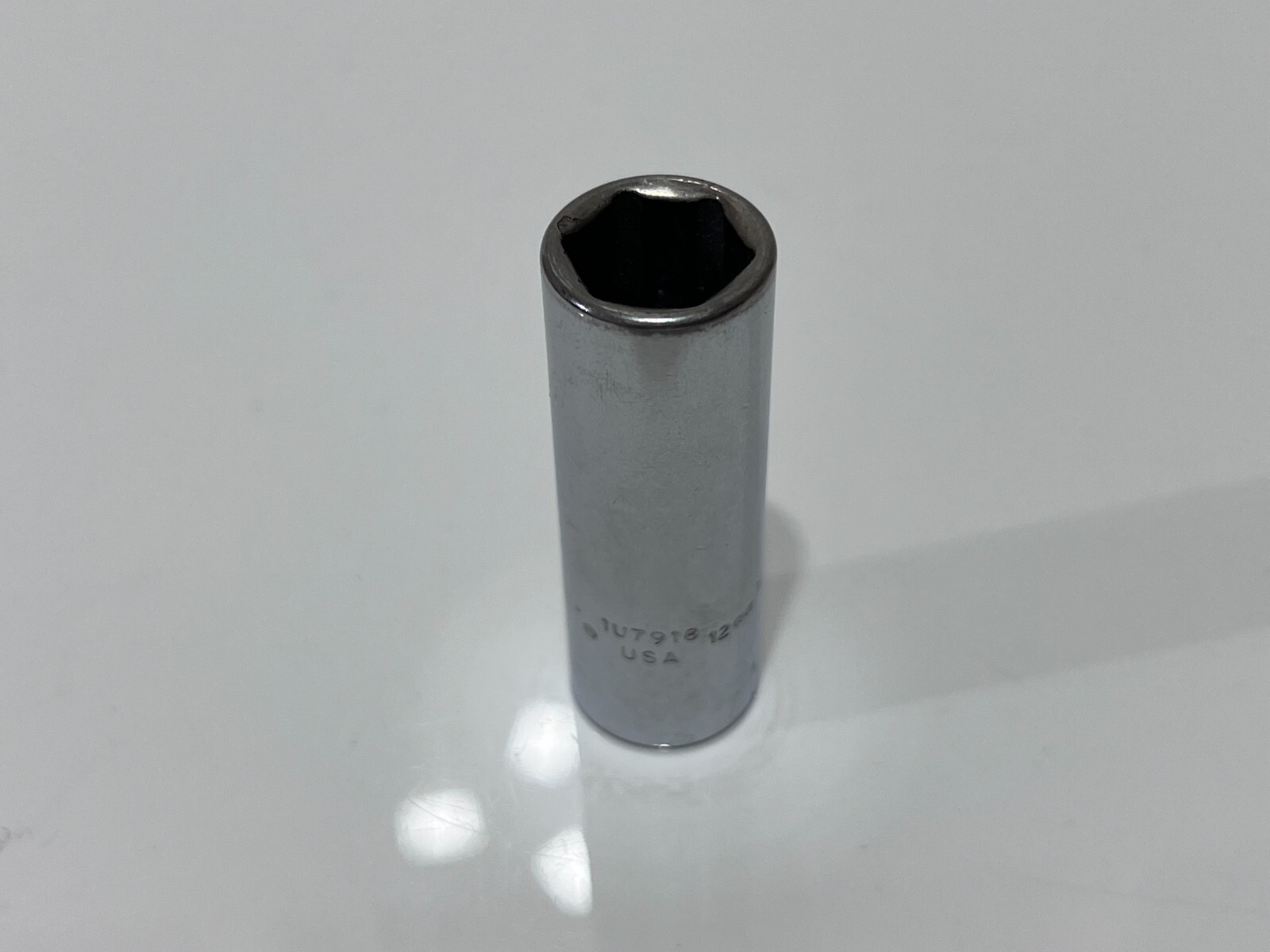 CAT Tools USA 1U7918 12mm Metric Deep Chrome Socket – 1/4″ Drive – 6 Point
