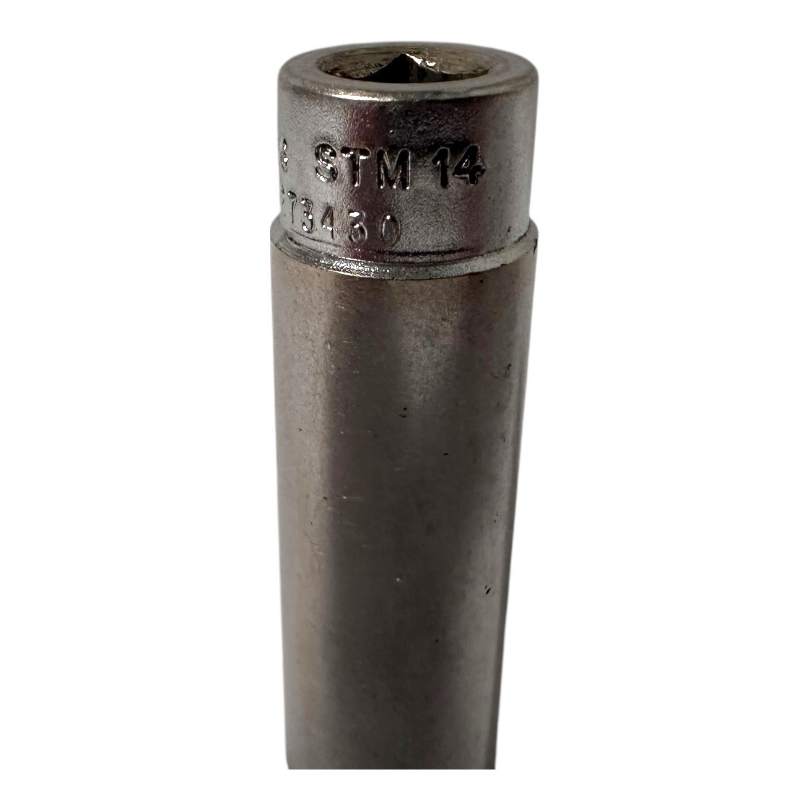 Snap On Tools STM14 7/16″ SAE Flank Drive Deep Socket 1/4″ Drive 6 Point USA