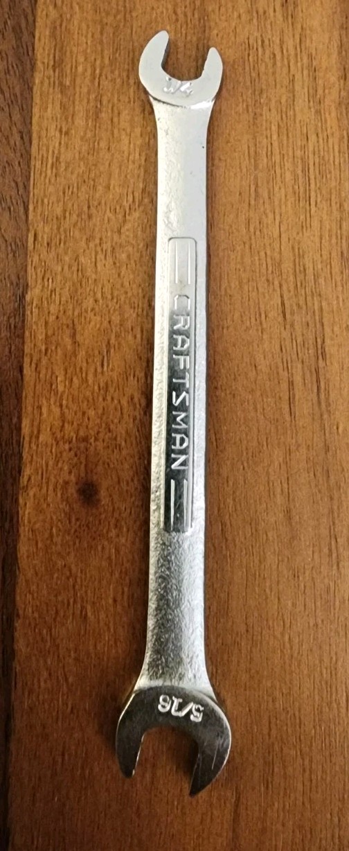 ​Vintage Craftsman VV 44571 Wrench 1/4 x 5/16 Double Open End MADE IN USA