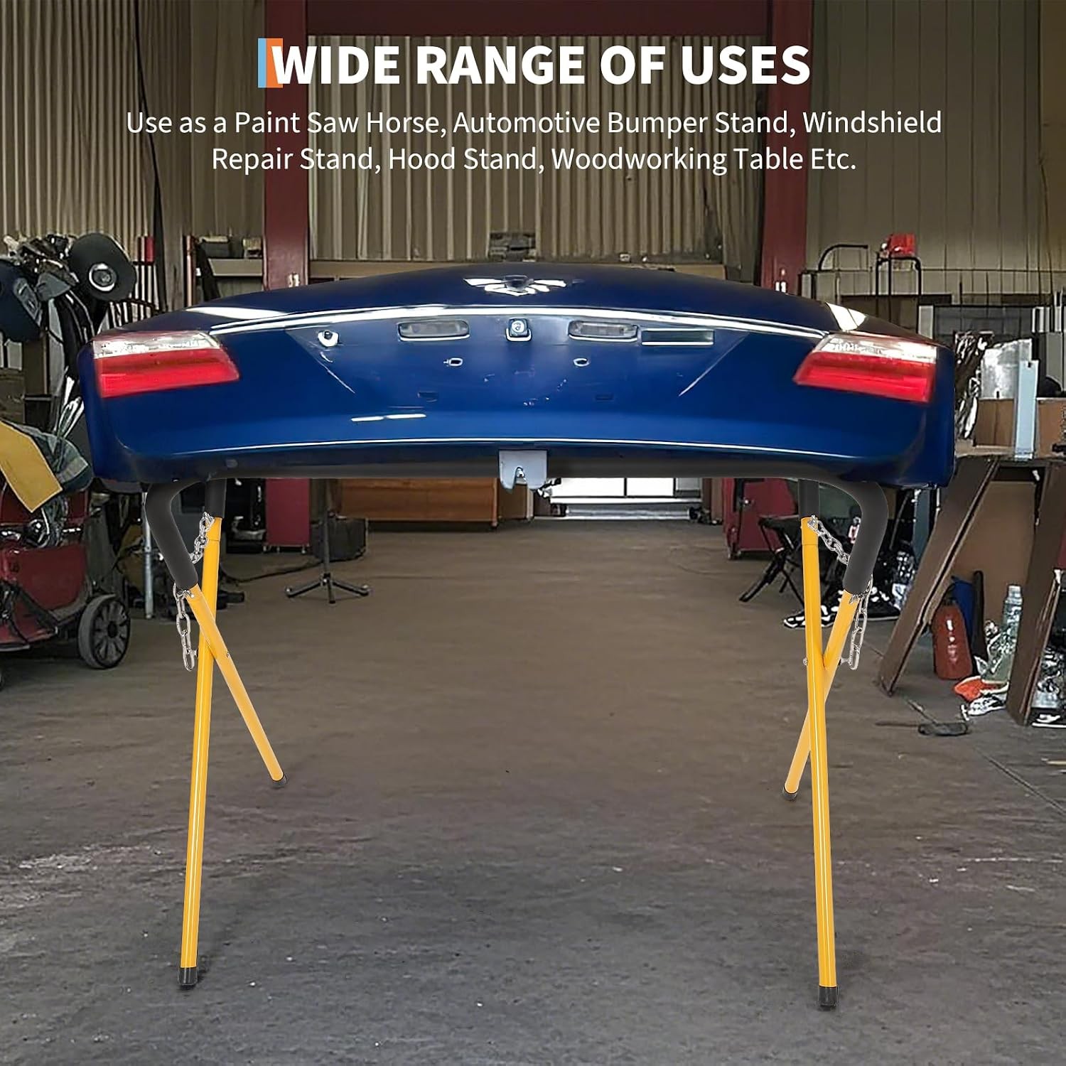 1/2/3/4 Pack Portable Work Stand 500 LBS Automotive Bumpers Fender Repair Stand