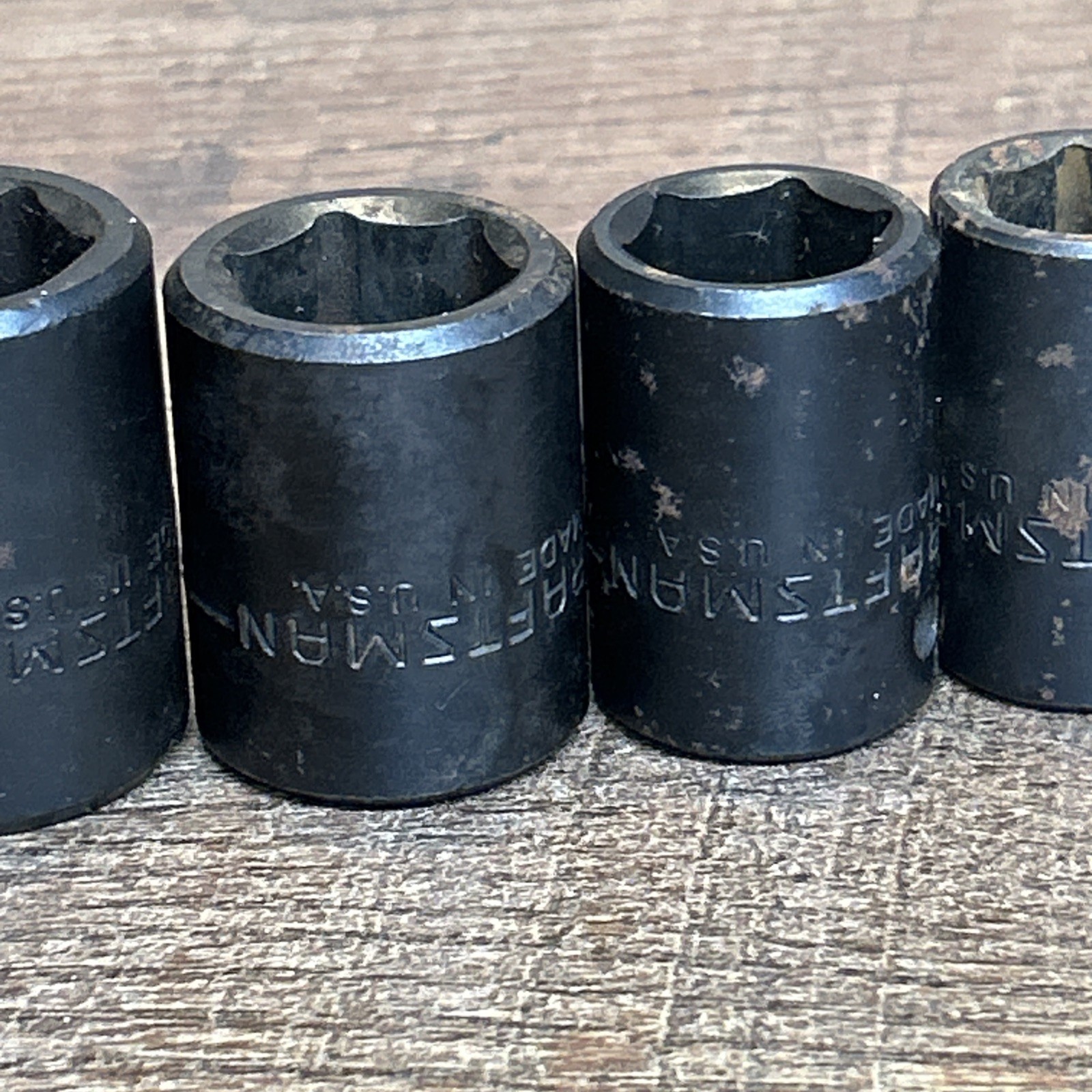 Vintage CRAFTSMAN 1/2″ Drive SAE Shallow Impact Socket Set GK Series