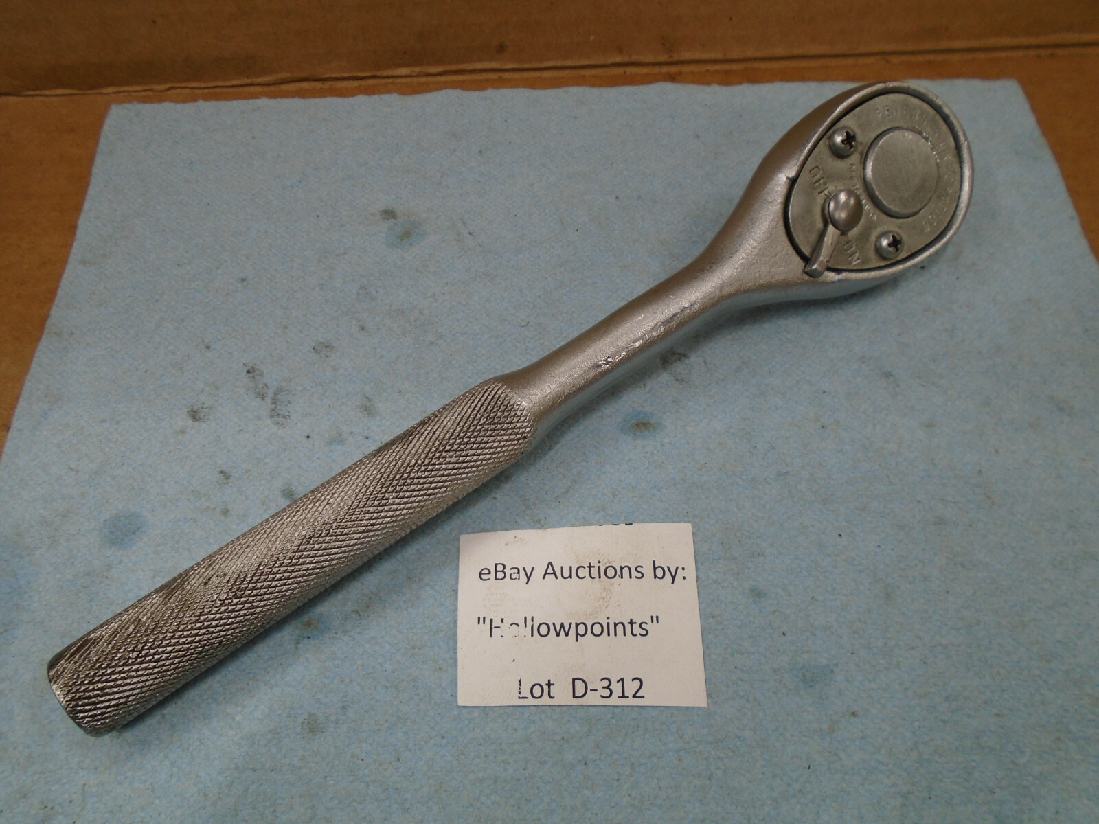 Penens Corp. USA 1/2″ Drive Ratchet No. 1661 Vintage Tool 9.6″ long D312