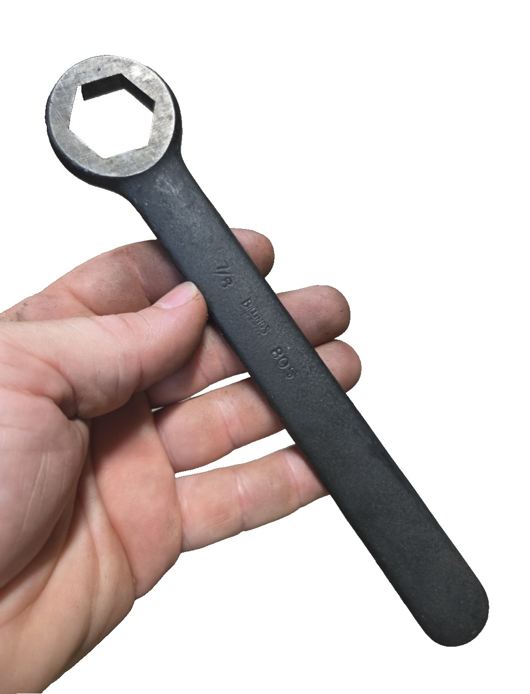 Billings 805 7/8″ WRENCH Thin USA Engineer 6pt Box End Lathe Tailstock Toolpost