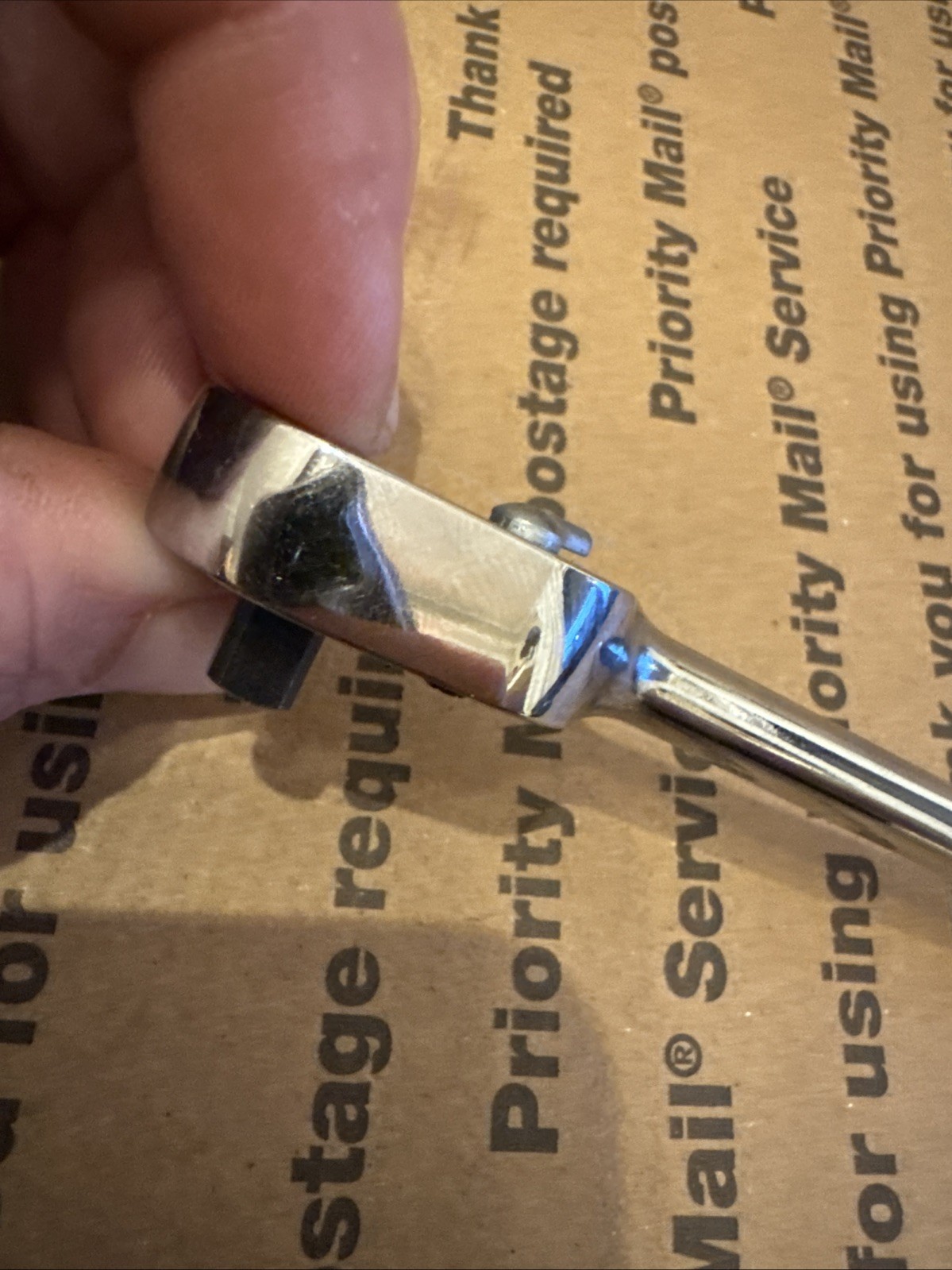 Snap-on 1/4″ Drive Chrome Ratchet TL72 Dual 80™ Tech 6 1/2″ Long