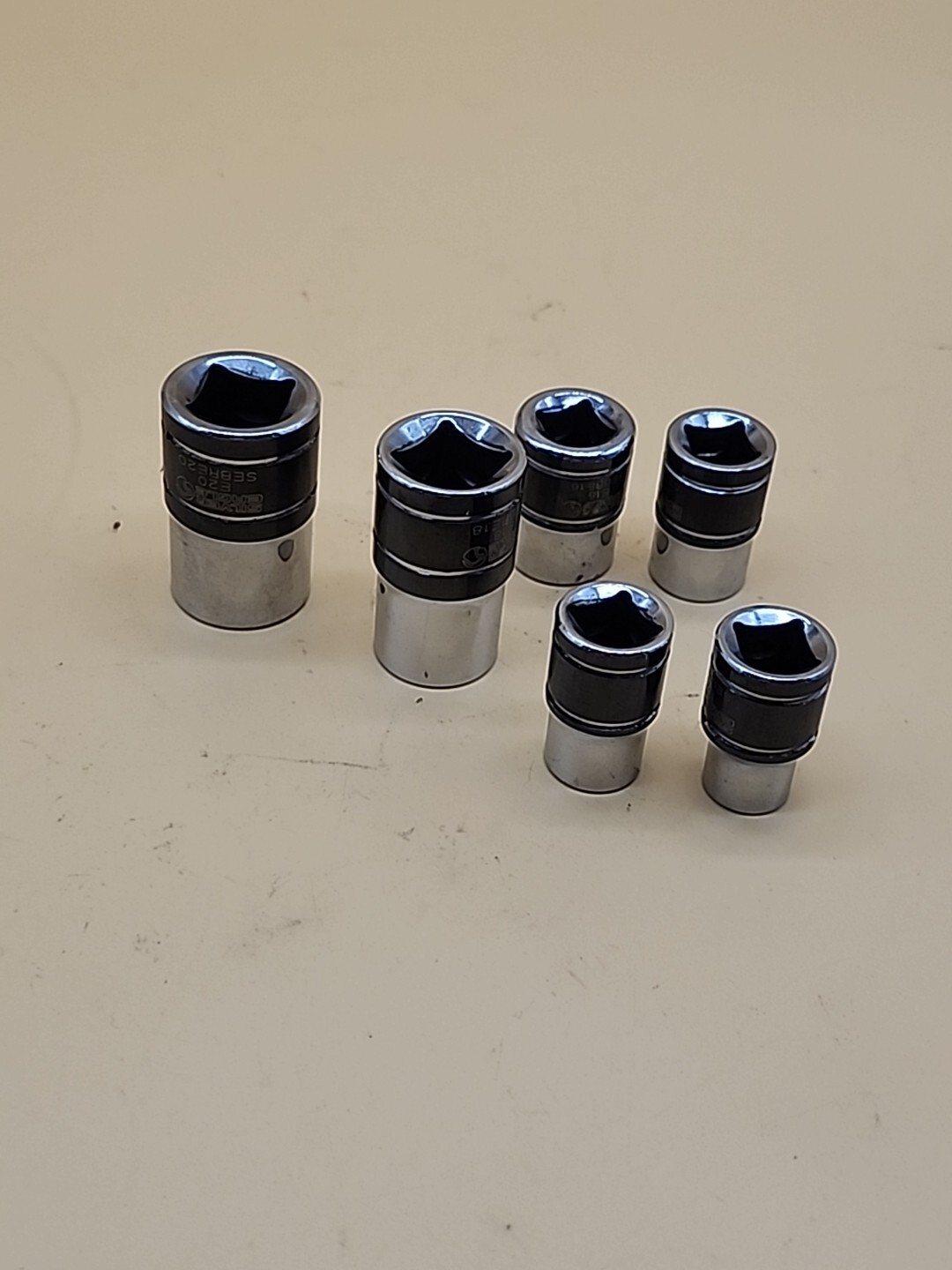 Matco Tools Silver Eagle Sockets Set 6pc E20-E18-E16-E14-E12-E10