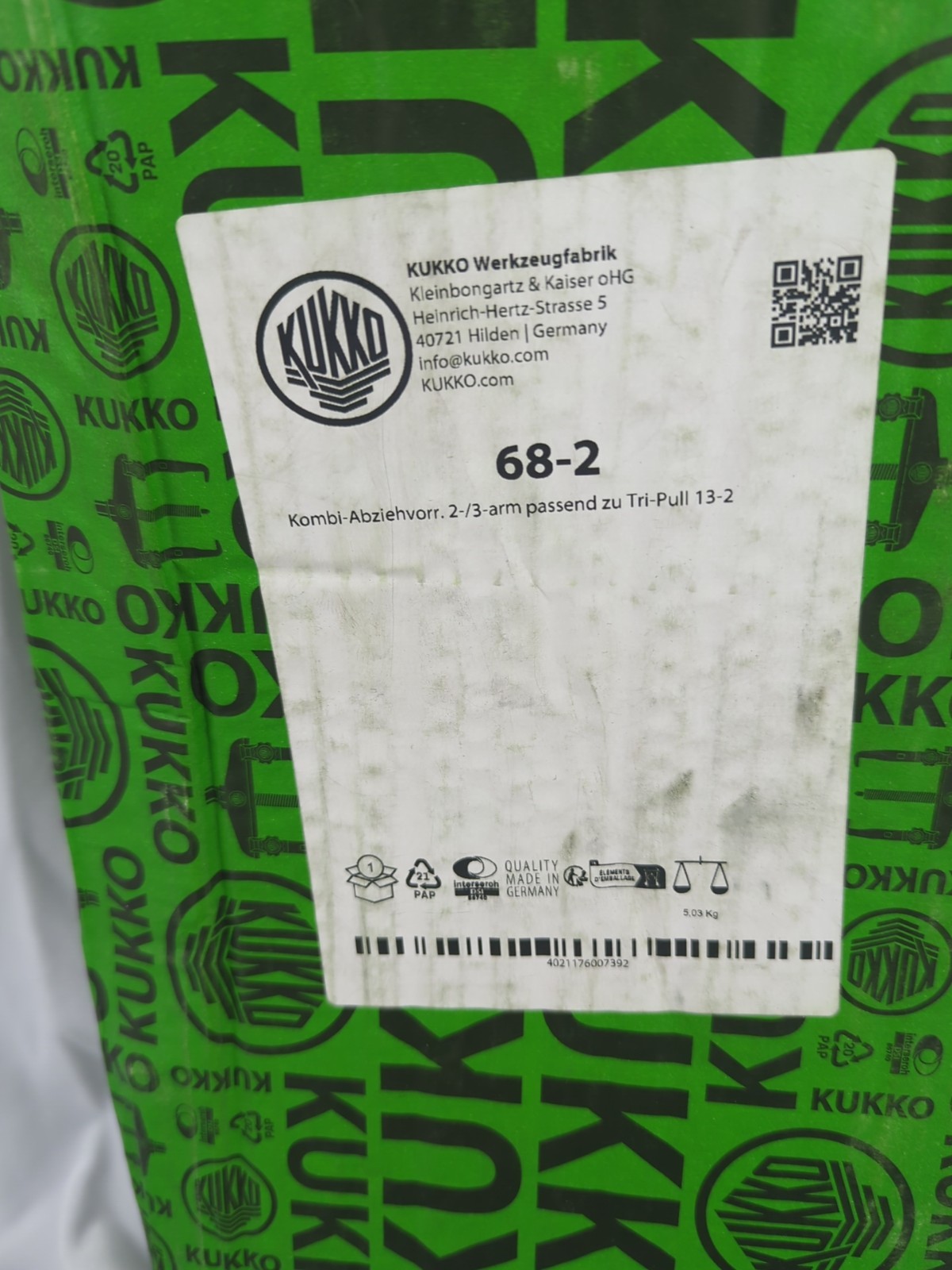 Kukko 68-2 Puller up to spread 280 mm reach mounting thread M14x1,5 New