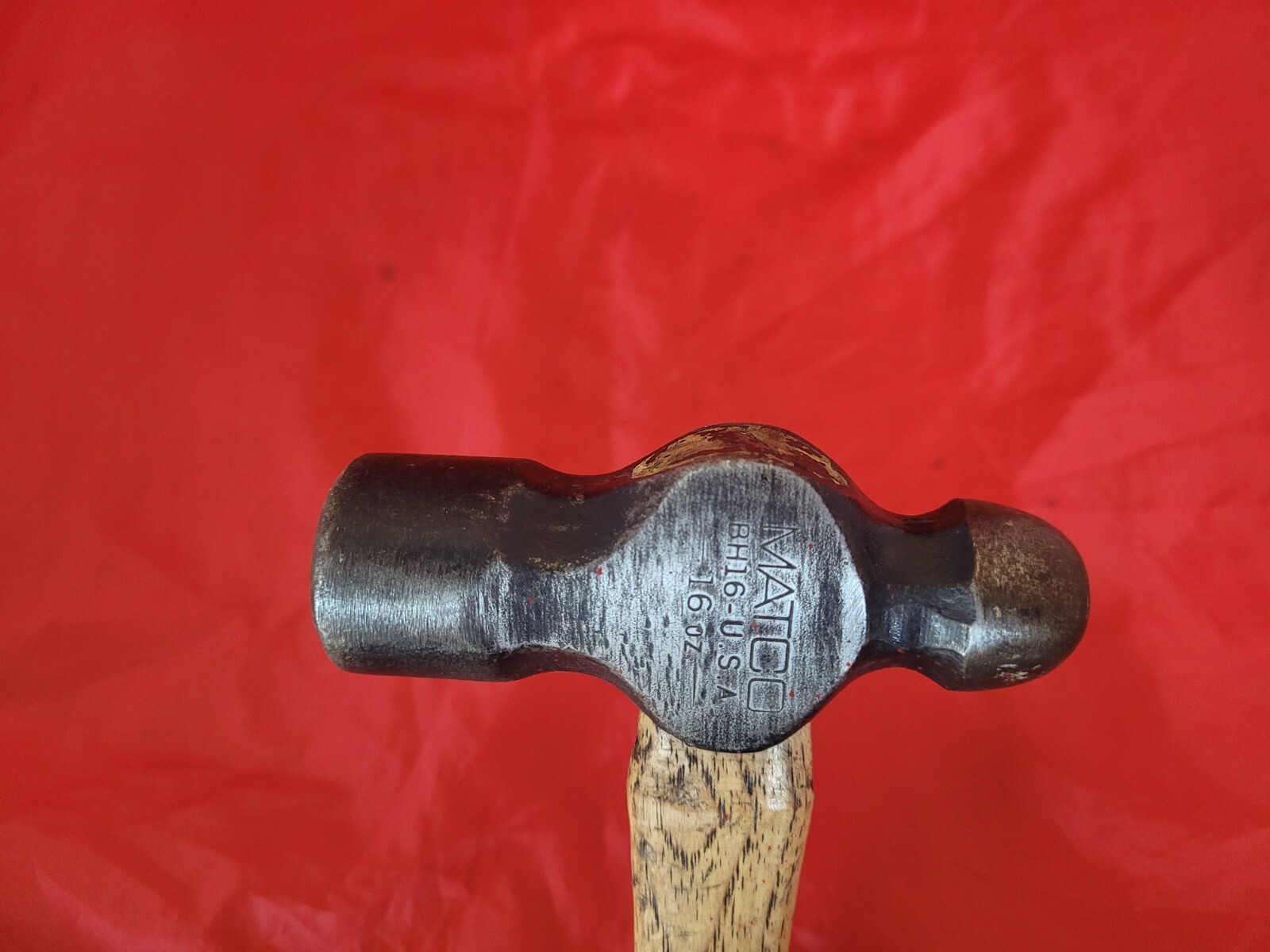 MATCO BH16 16oz Ball Peen Hammer Wood Handle USA TB