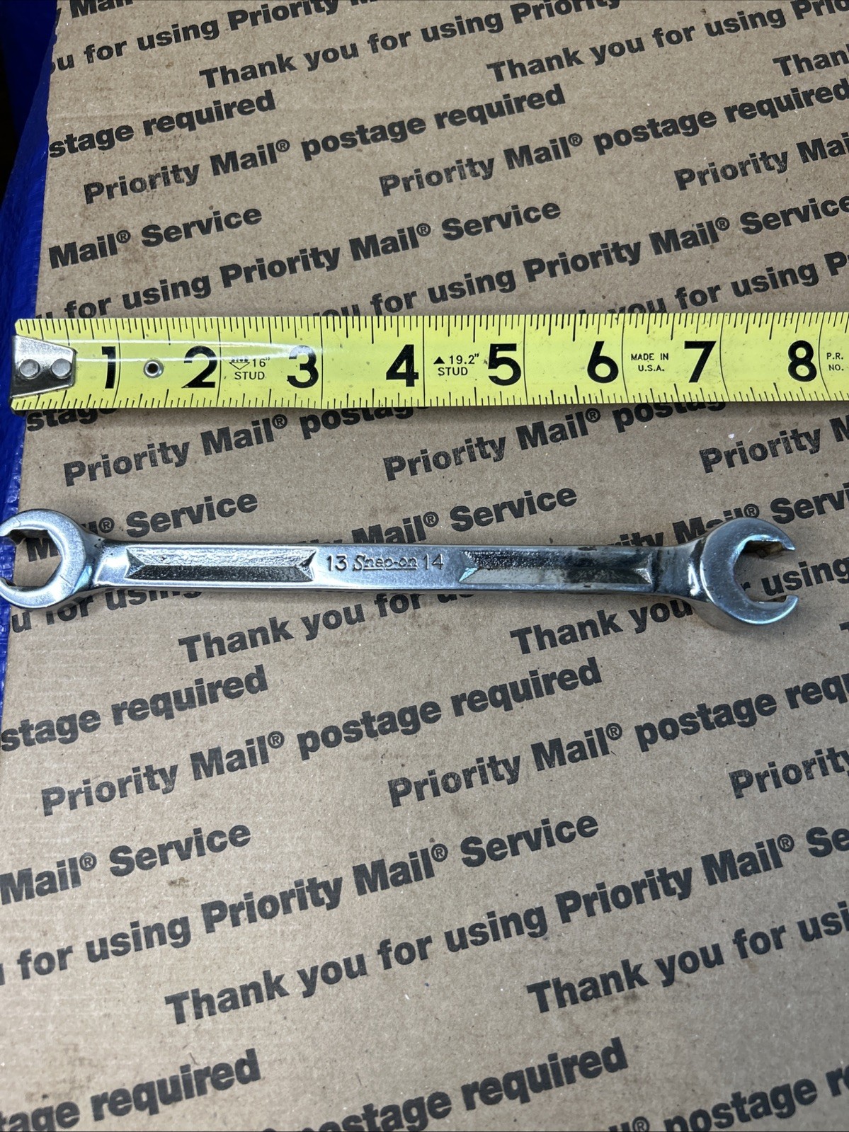 Snap-on Tools RXM1314S Double Flare End Metric 13mm – 14mm USA