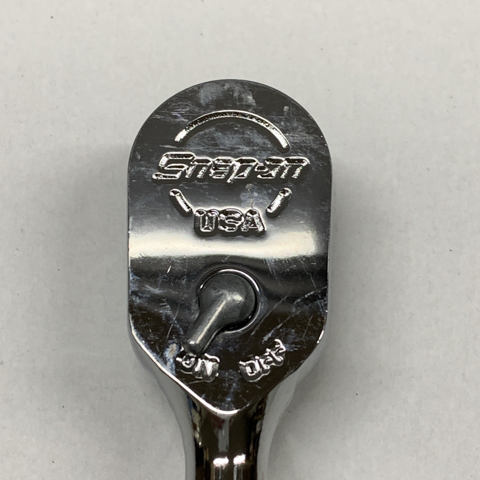 Snap On Tools USA FH80 3/8″ Drive RED Soft Grip Standard Fixed Head Ratchet NEW