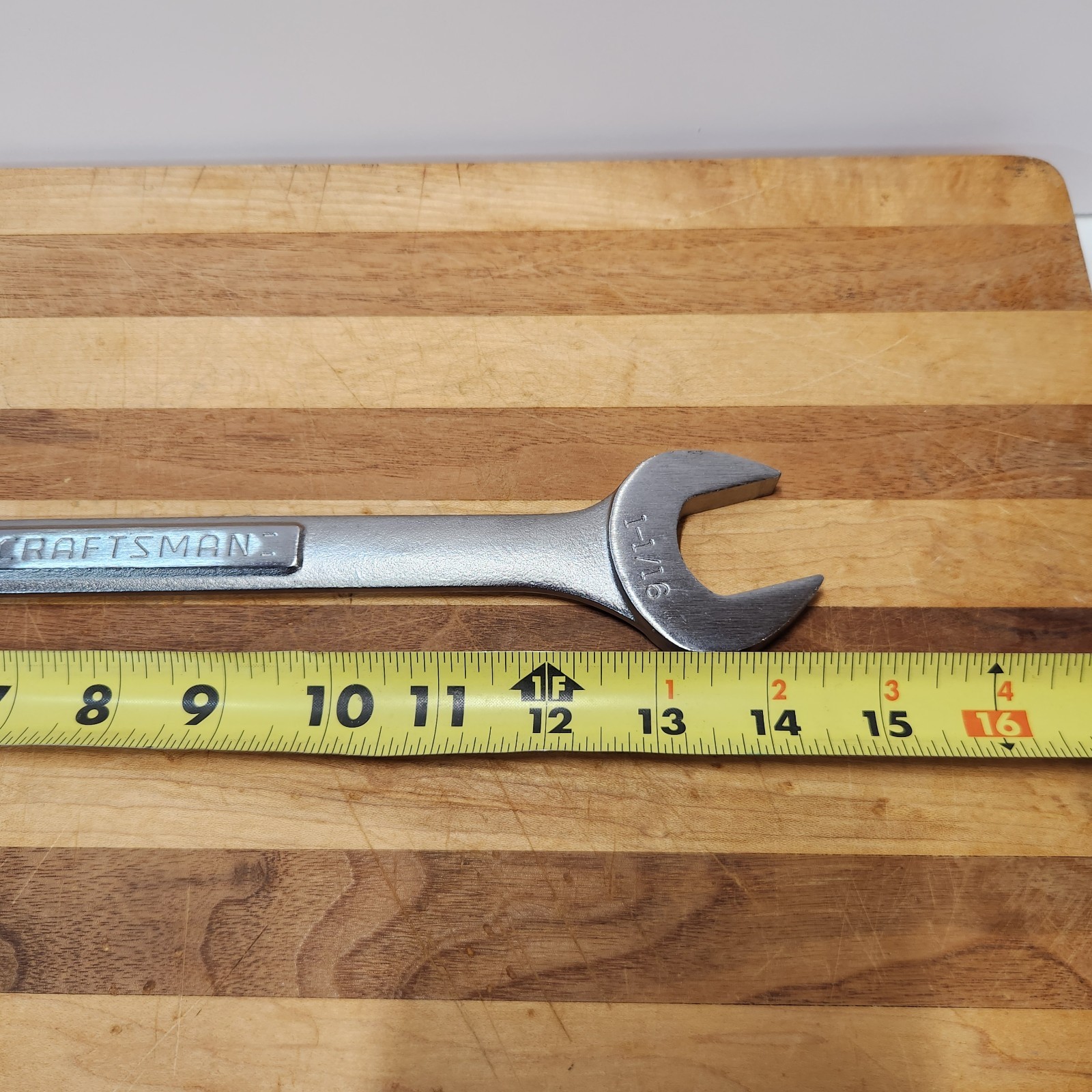 Craftsman 1-1/16″ SAE Combination Wrench -VA- 44706 12-point US Military surplus