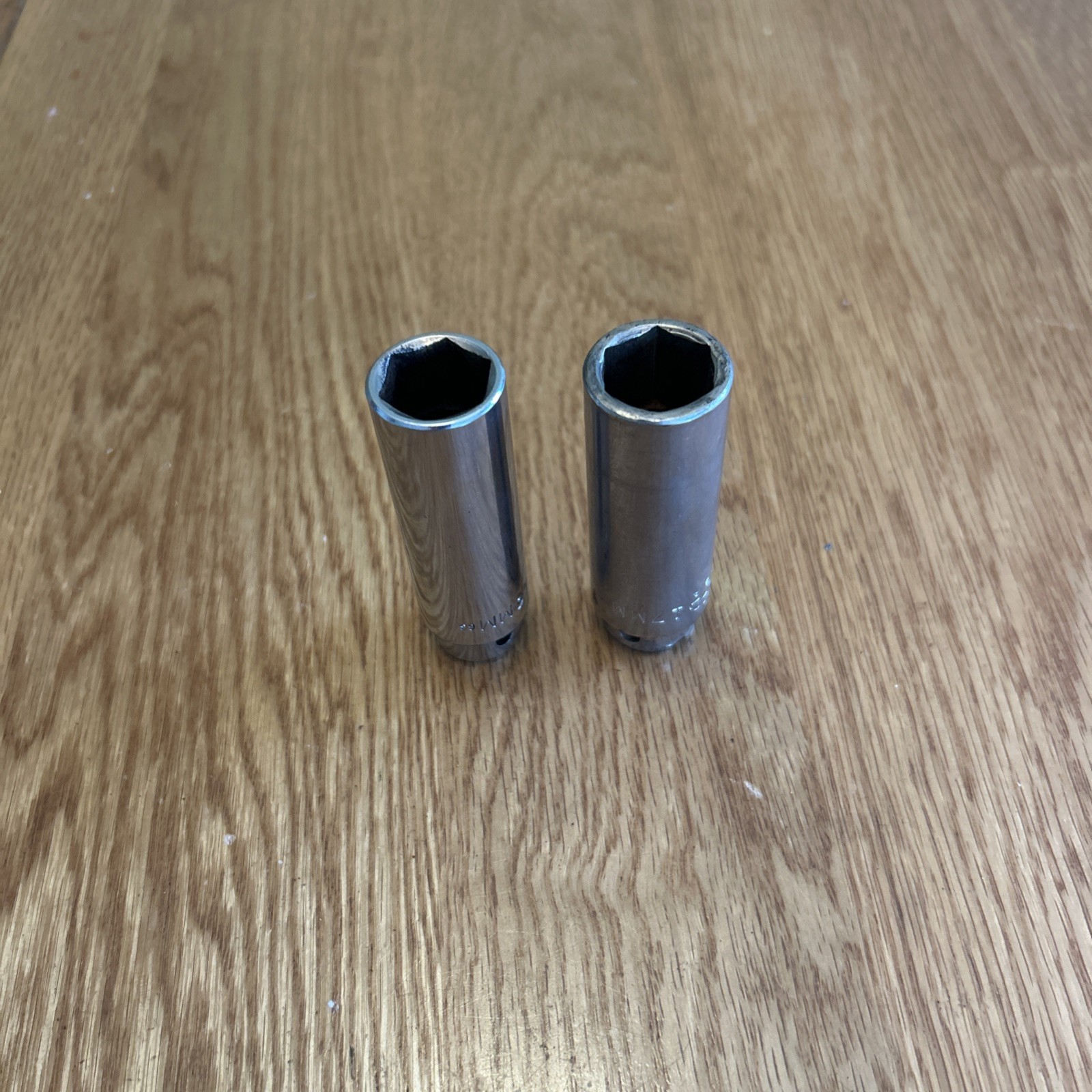 MAC TOOLS – Lot Of 2 Deep Sockets ,3/8″Drive, 6-Point, (16mm & 17mm) USA