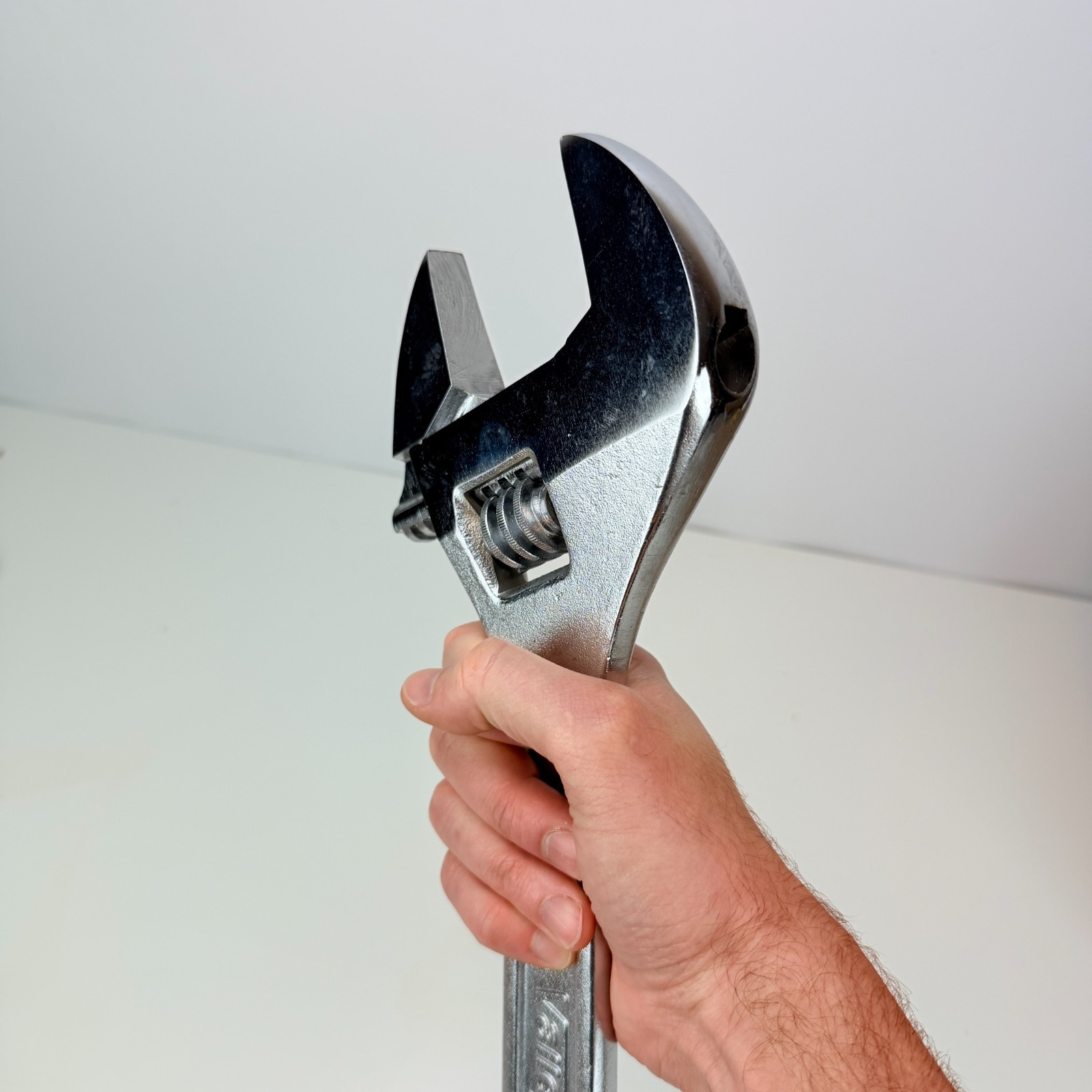 Valley 18 in Adjustable Wrench Large Crescent Style CR-V Drop Forged Heavy Duty