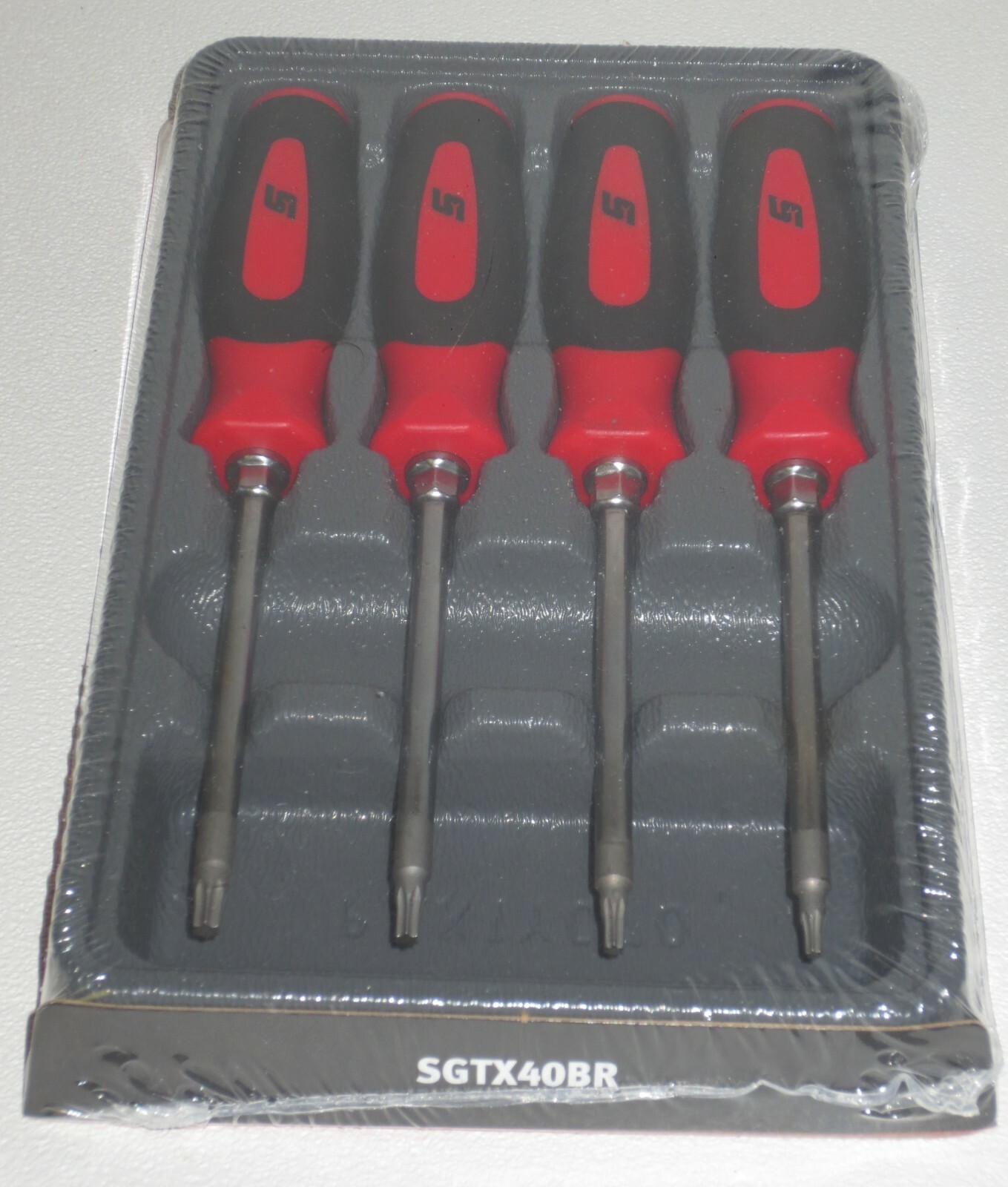 NEW* Snap-on Torx Set SGTX40BR *RED SOFT HANDLES* Mini Torx BRAND NEW & SEALED!