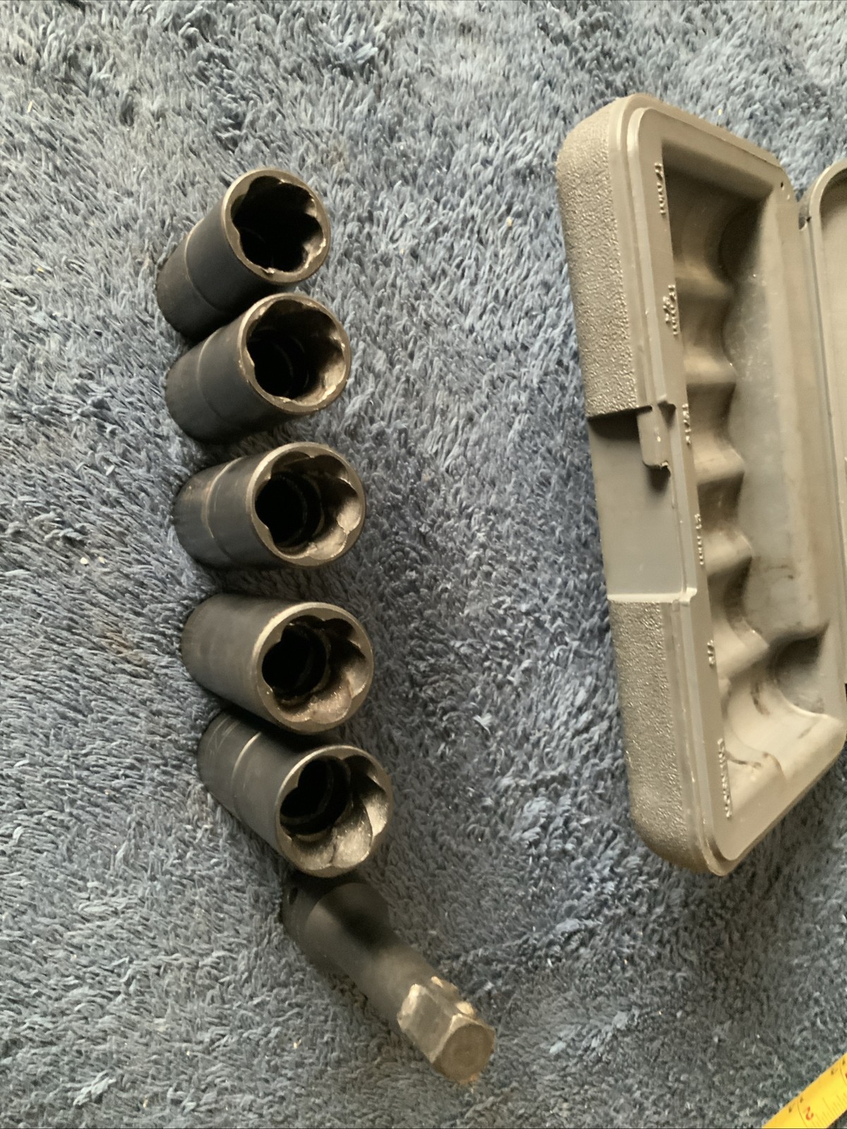 Blue Point Wheel Flip Socket Set…has Wear…..see Pics……complete Set