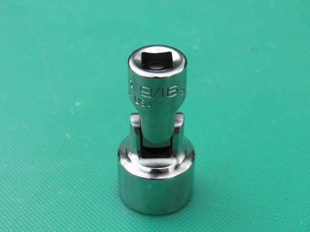 SNAP ON TMU181A 9/16″ 12 POINT 1/4″ DRIVE SAE UNIVERSAL SWIVEL SOCKET NEW LOGO