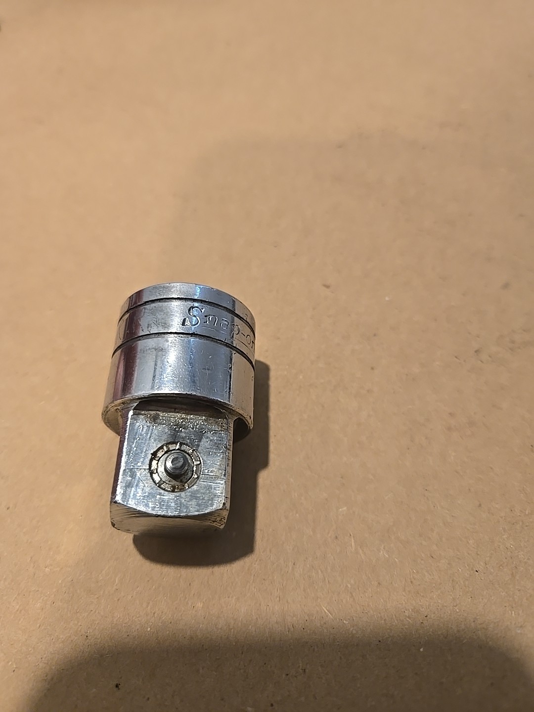 Snap On 1/2″ F To 3/4″ M Drive Chrome Locking Button Adaptor Socket USA LA12