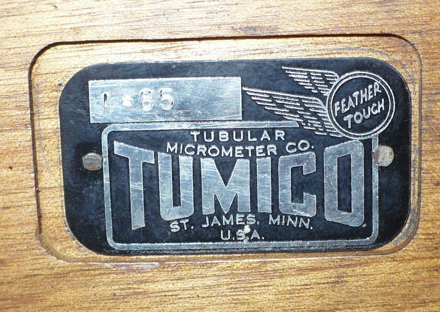 Vintage Tumico Inside Tubular Measuring Rods for 1-85 Micrometer Set 4.5 to 8.5