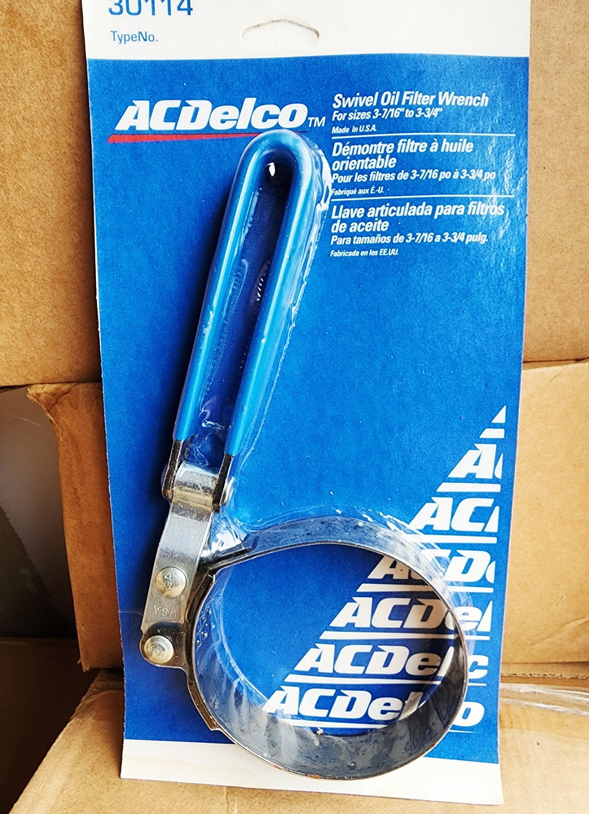 ACDelco GM 30114 3-7/16″- 3-3/4″ Swivel Oil Filter Wrench AC Delco **28-TOP**