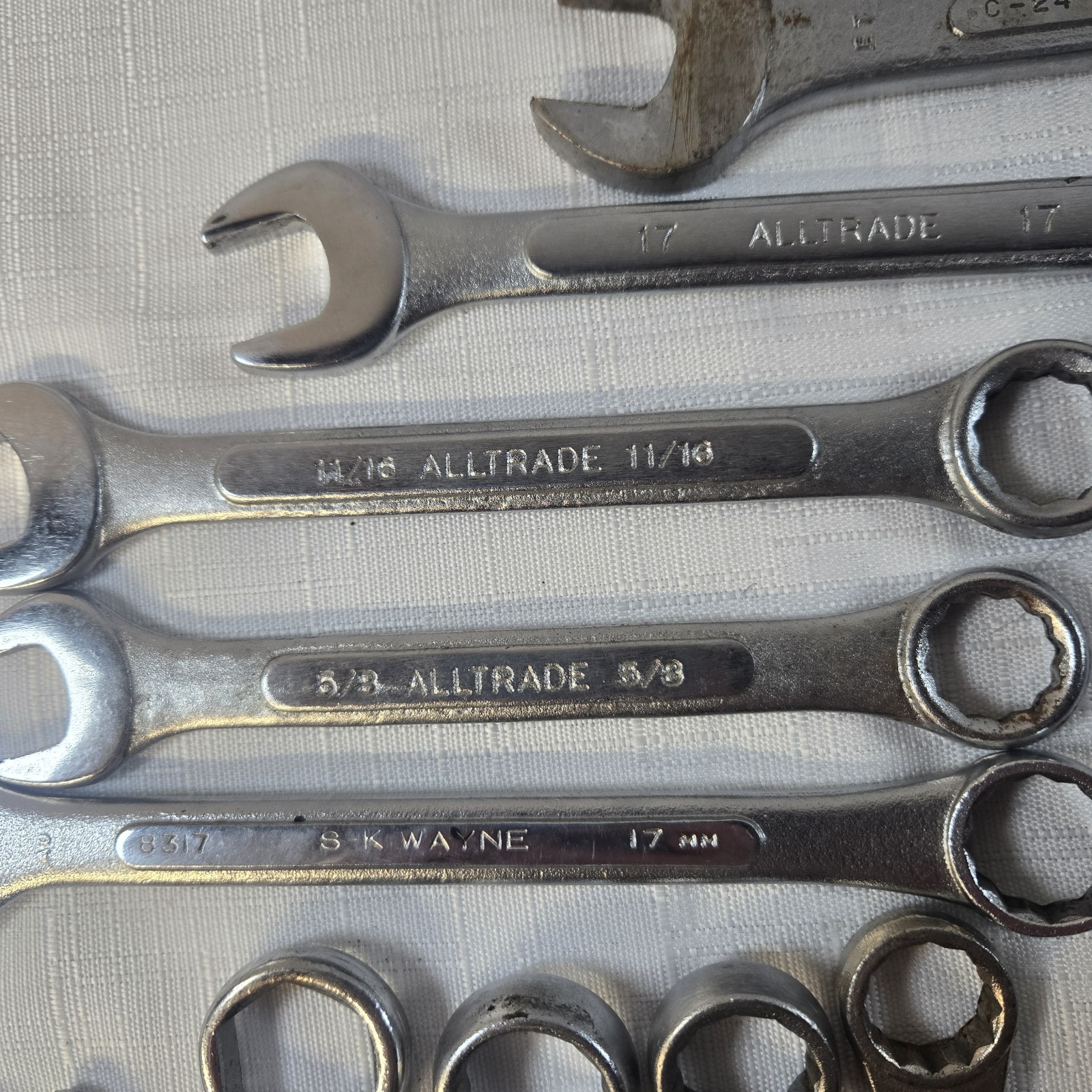 Mixed Wrench Lot 30+ Pcs – Craftsman Globemaster Alltrade Hand Tools B93