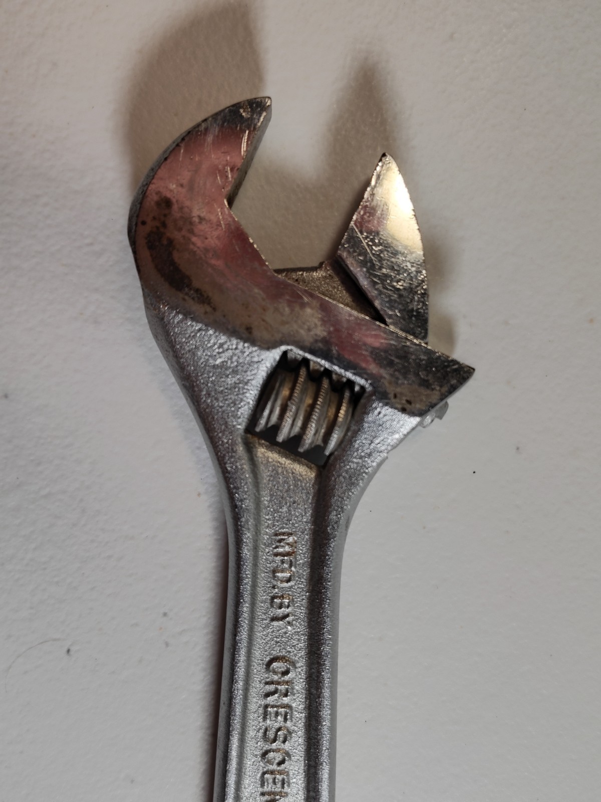 Vintage Crescent 8” Adjustable Wrench Crestoloy Jamestown N.Y. USA 64