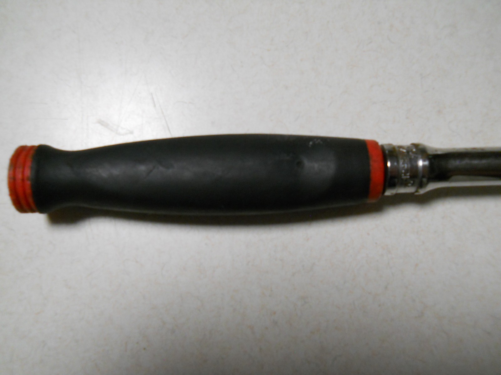 Snap-on 3/8 Flex Head Soft Comfort Grip Handle Ratchet RED FHX80 12 Inches Long