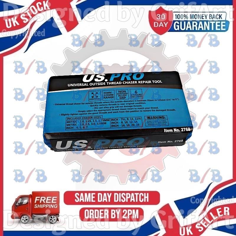 UNIVERSAL OUTSIDE THREAD CHASER REPAIR TOOL RESTORES BOLTS & THREADS 35MM-125MM