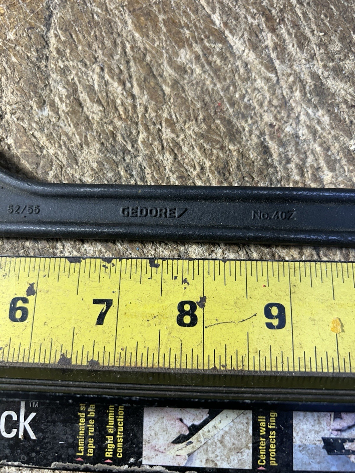 Gedore No.40 Z 52-55mm Hook Wrench w/ Pin