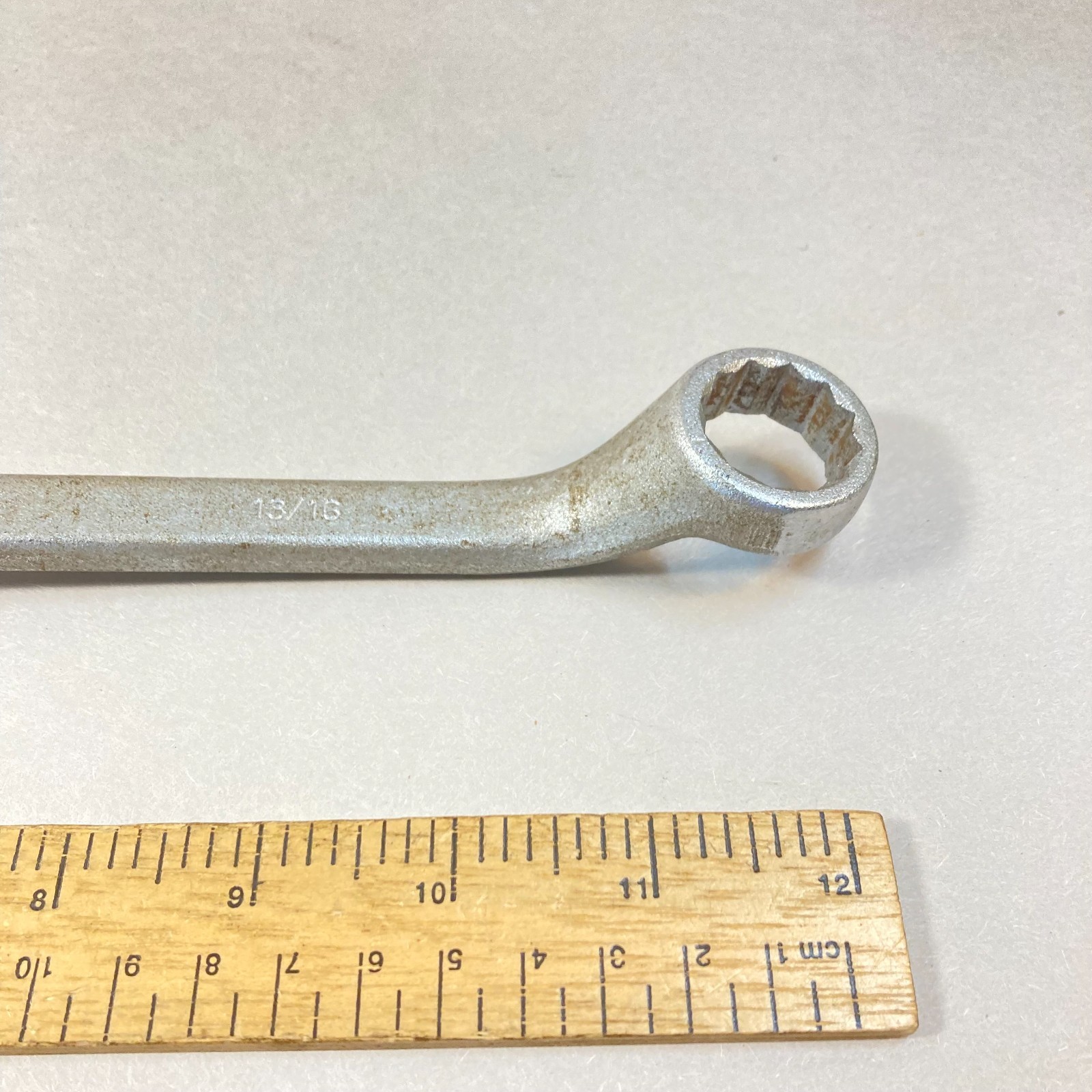 Billings Life-Time Closed End Wrench 7/8″-13/16″ Long Reach Offset #L-8737-B USA