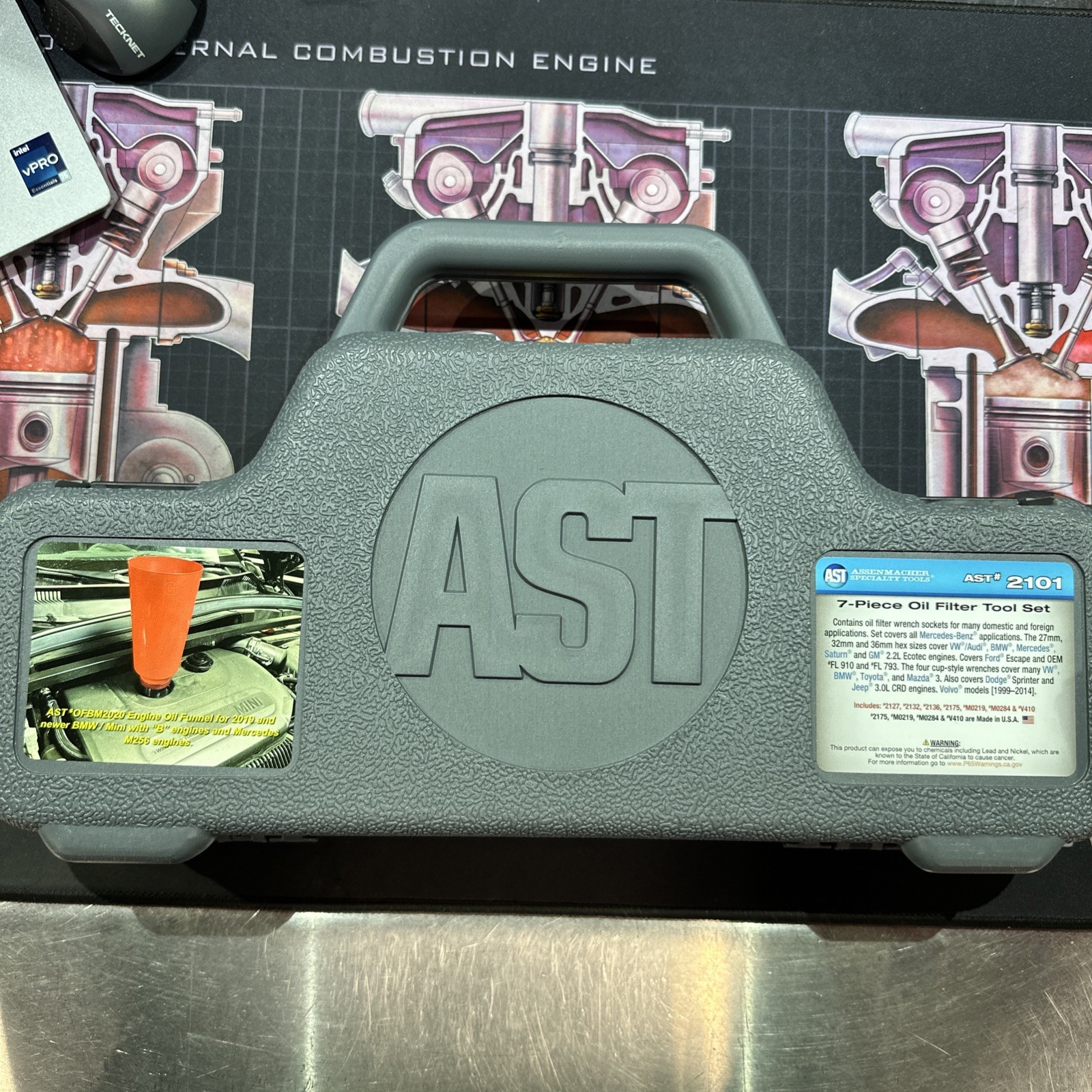 Assenmacher Specialty Tools AST# 2101 7 Piece Oil Filter Tool Set