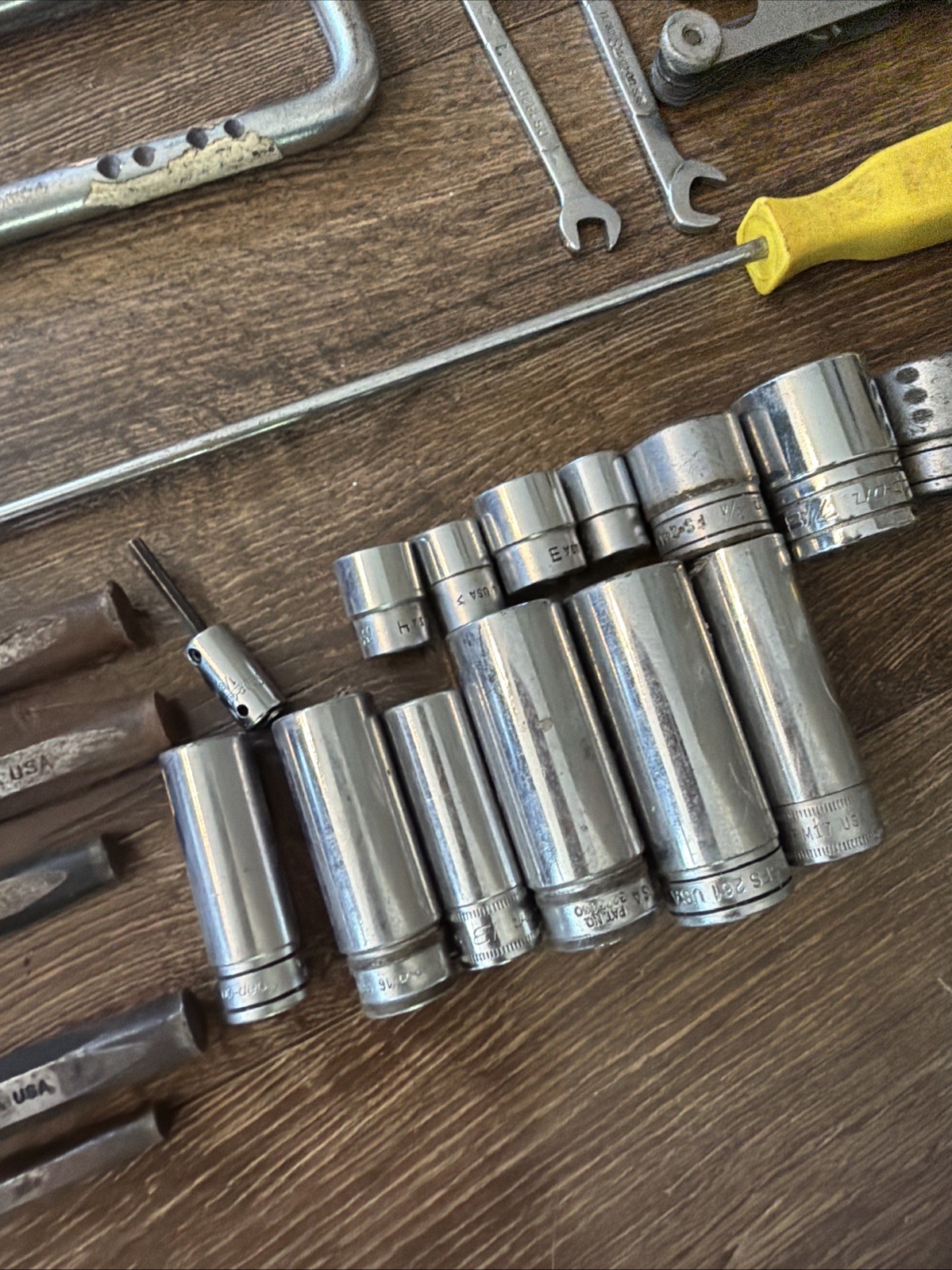 Large Snap On Mac Craftsman Tool Lot, Wrench’s screwdrivers Ratchet Flex Head