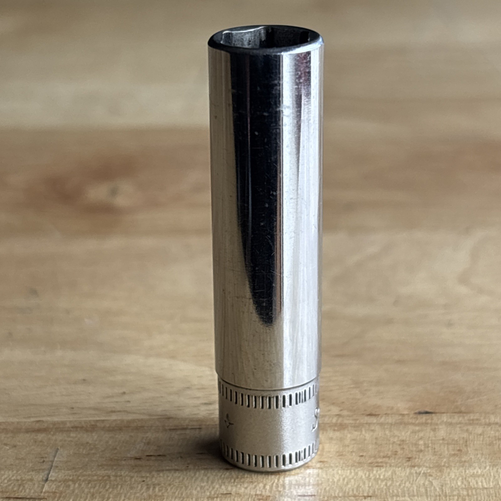 Snap On Tools 9mm Deep Socket 1/4″ Drive 6 Point TMM9 Vtg USA