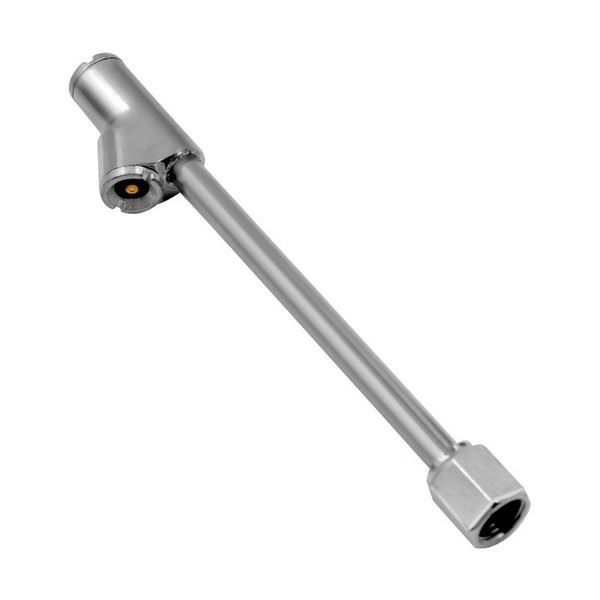Dual Head Valve Extension for Car Bike Motorcycle Tires with Zinc Alloy Nozzle