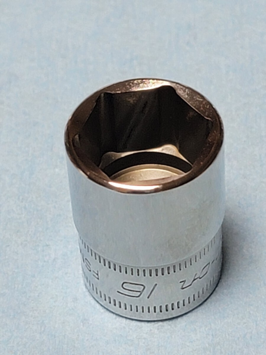 Snap-on FSM161 3/8″ Drive 6-Point Metric 16 mm Shallow Socket 28.6 mm Length