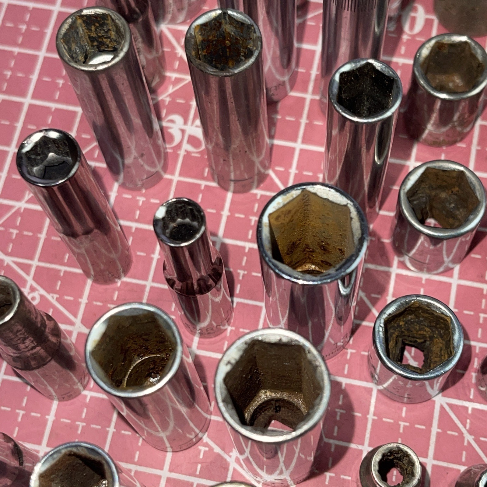 Sears Craftsman USA 150 Piece 1/4” Drive Metric SAE Socket Lot Deep 1/4 6 12 Pt