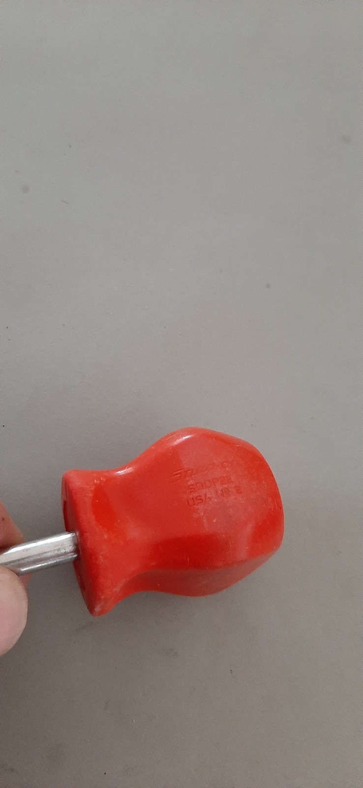 Snap-On SDDP22 Phillips SDD1 Flat Blade Stubby Screwdriver Set RED Hard Handle