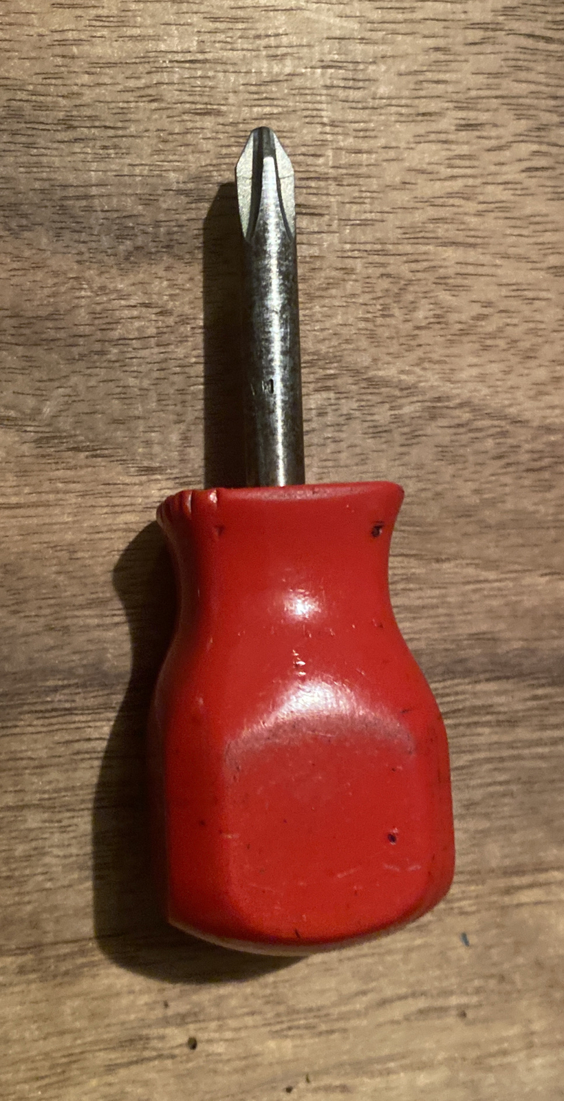 Mac Tools P212A Stubby Phillips Head Screwdriver Red Handle