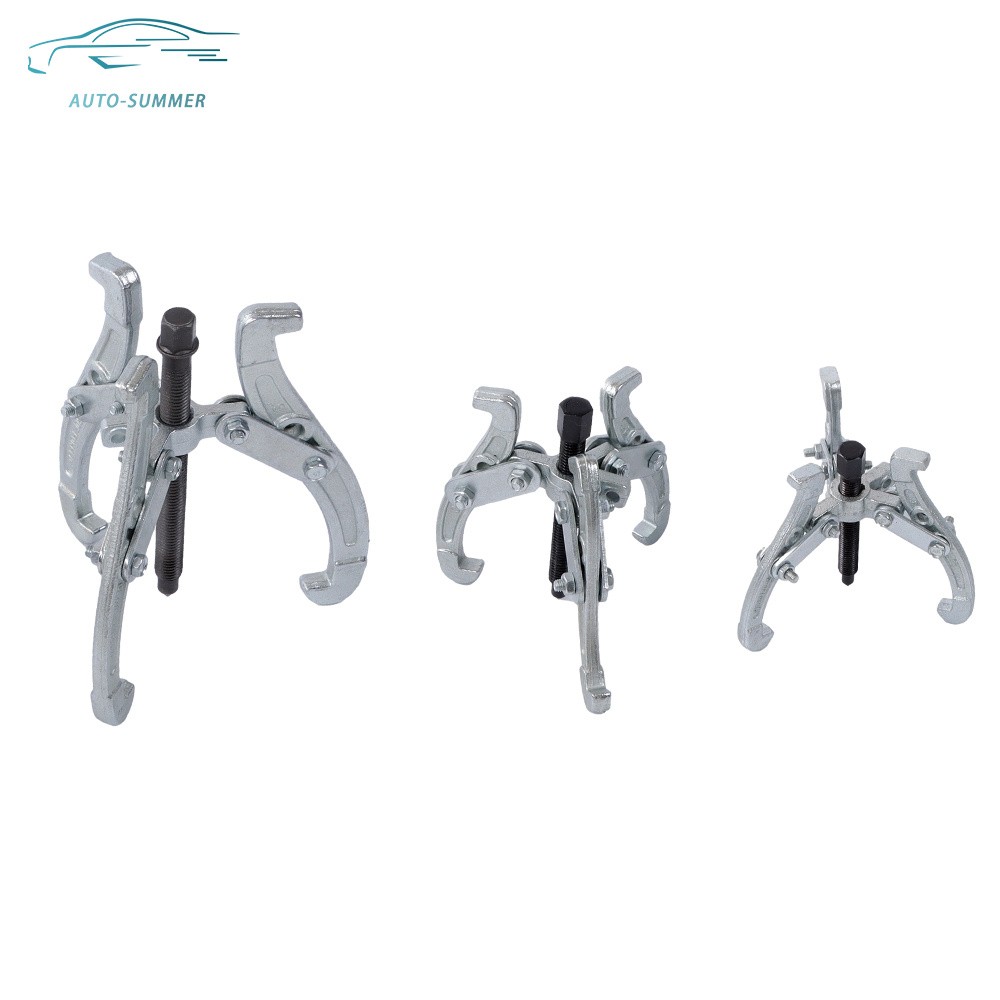 Three Jaw Gear Puller Set Bearing Puller Auto Mechanic Gear Pulley 3″4″6″ 3Pcs